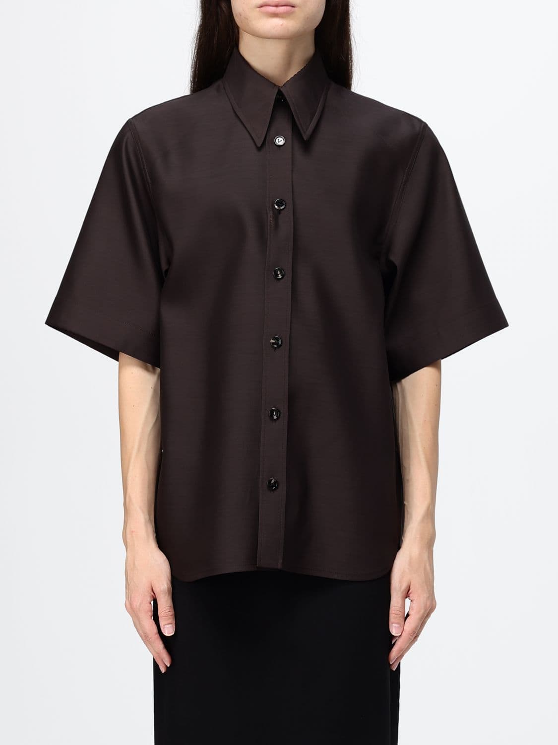 Bottega Veneta Shirt Woman color Brown