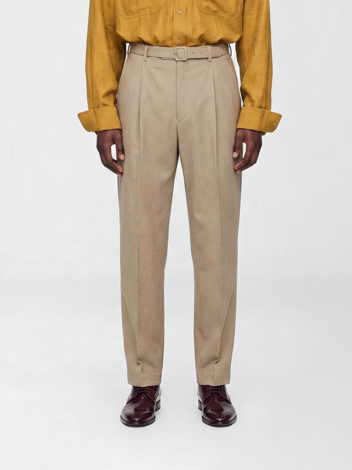 Saint Laurent Wool and Mohair Slim Fit Trousers