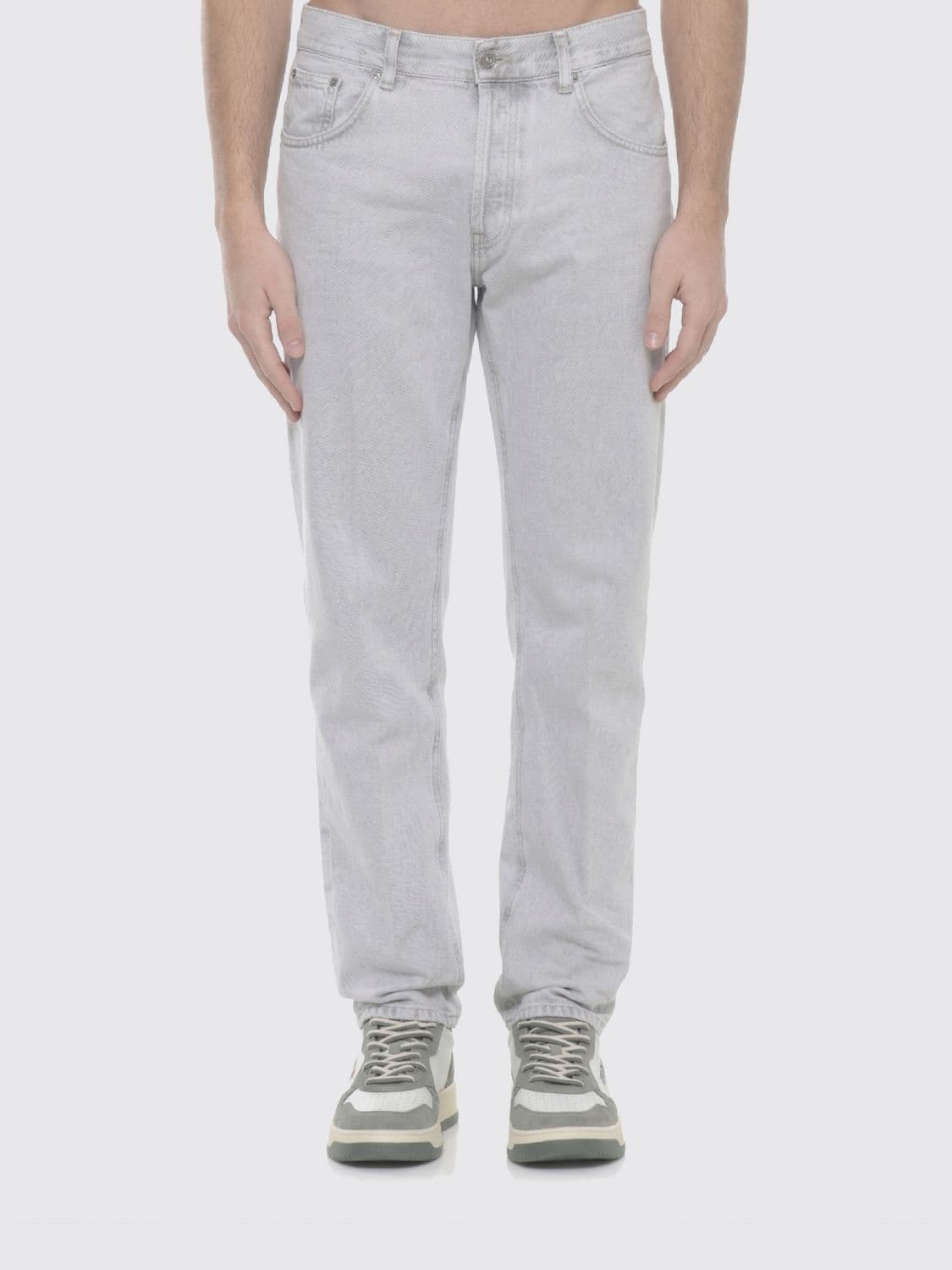 Dondup Cotton Denim Straight Jeans