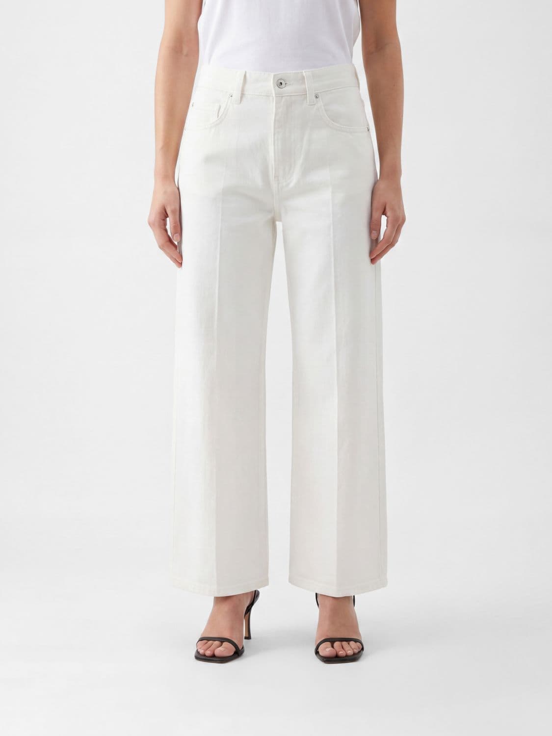 Brunello Cucinelli Cropped Fit Cotton Trousers