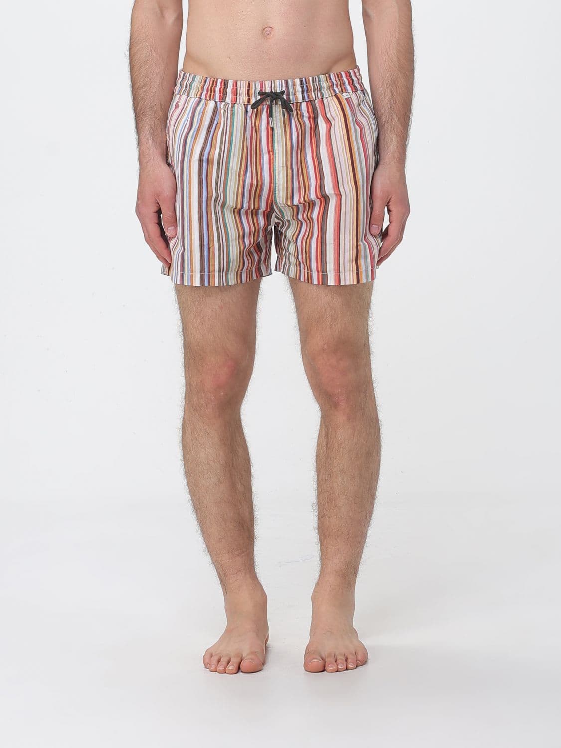 Paul Smith Striped Polyester Swimsuit · S