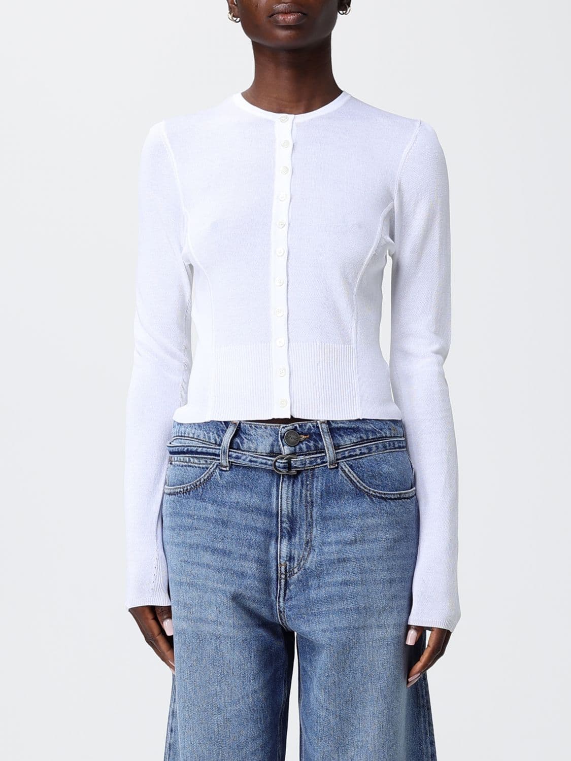 Pinko Cotton Blend Cardigan · M