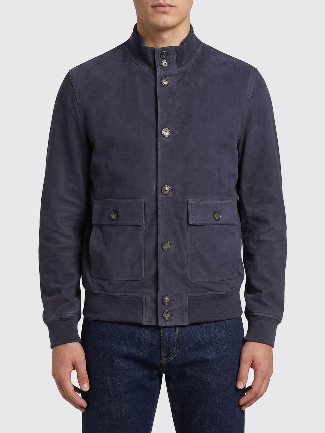 Stewart New Orleans Suede Bomber Jacket