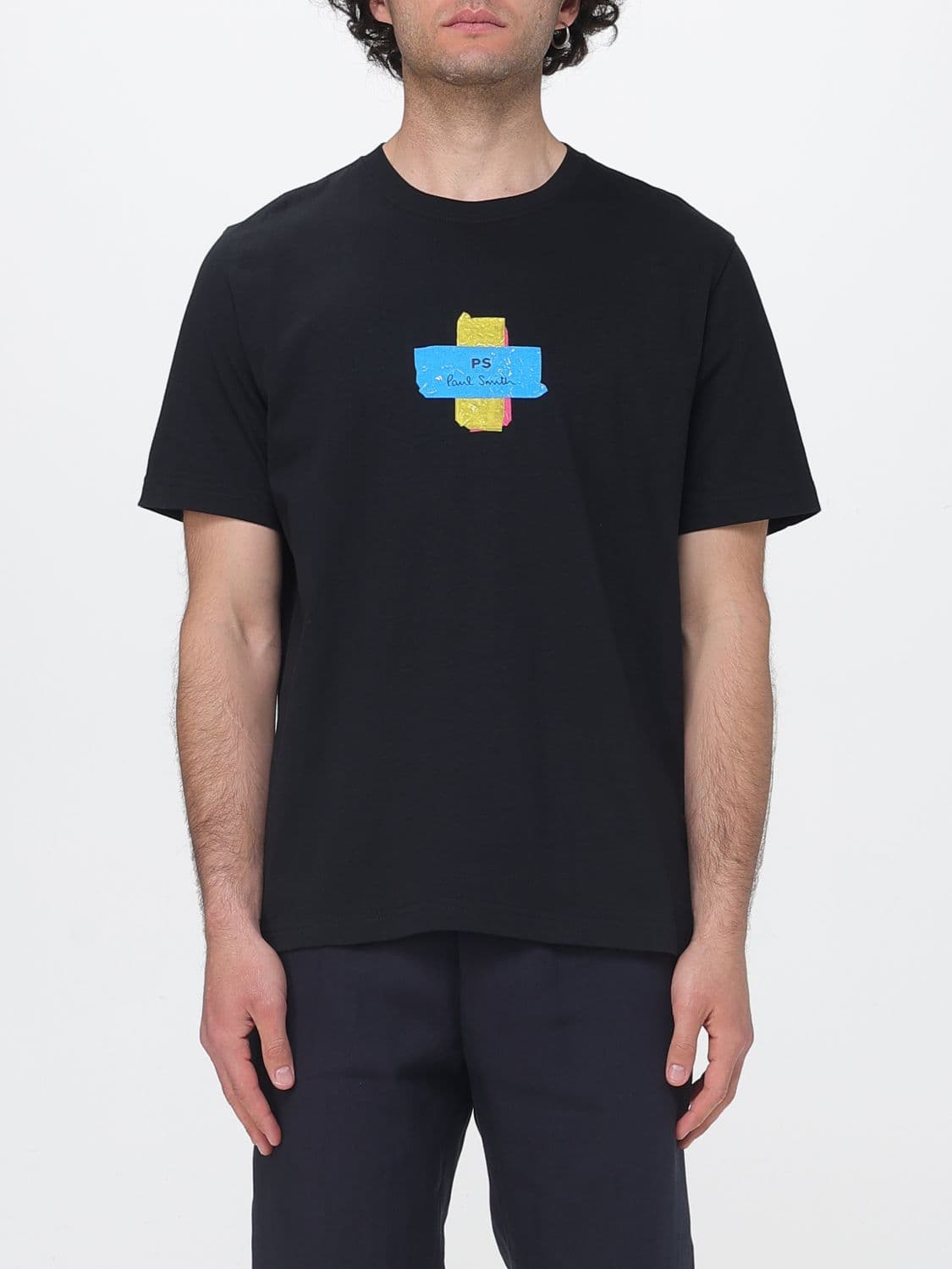 Paul Smith Organic Cotton T-Shirt with Logo
