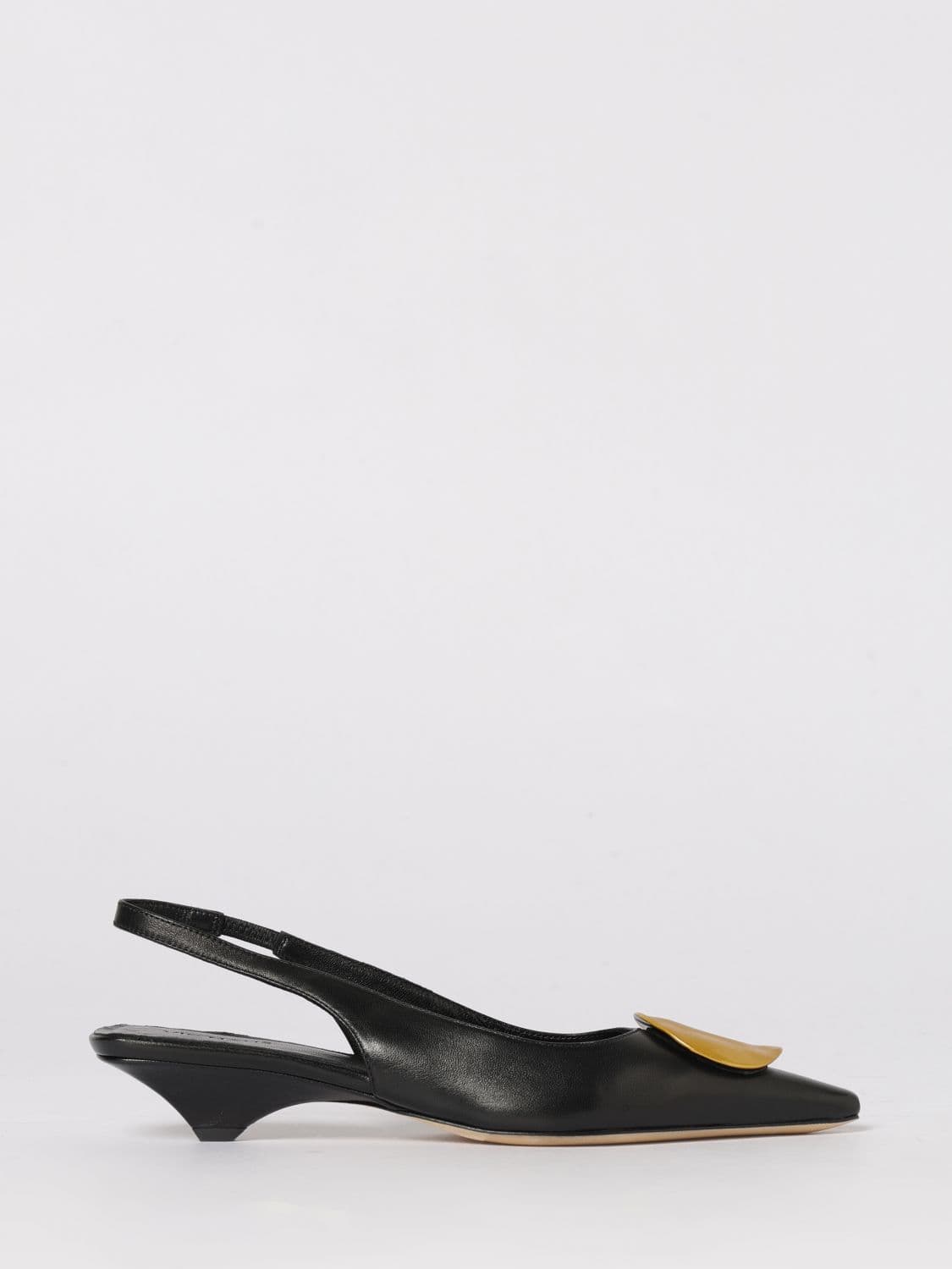 Vic Matié Baron Leather Slingback Pumps