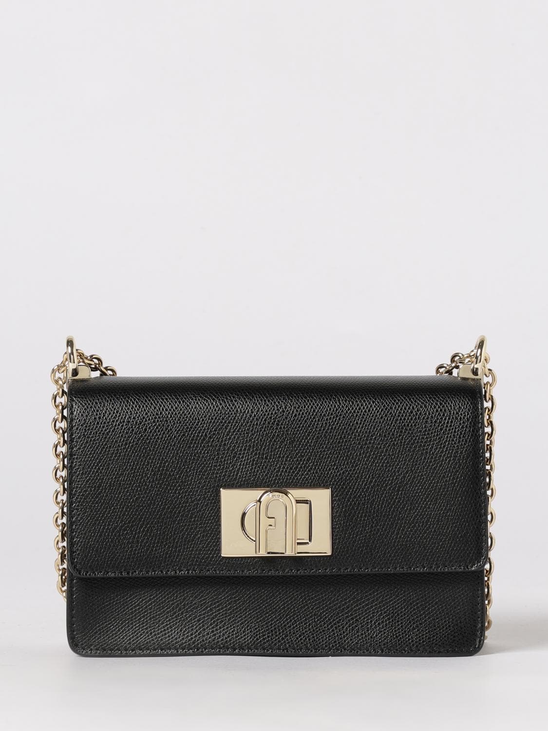 Furla 1927 Grained Leather Bag