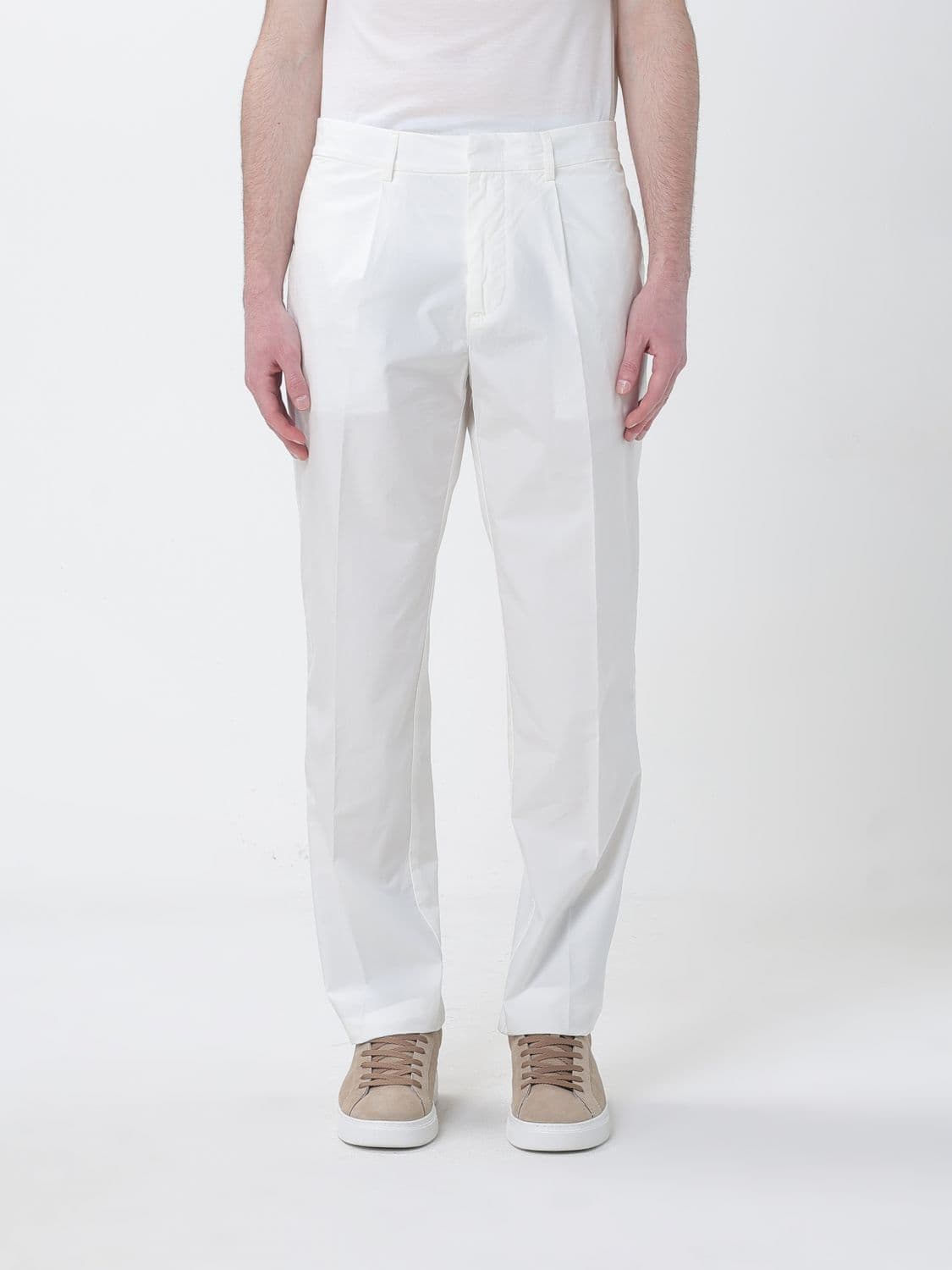 Emporio Armani Slim Fit Cotton Pants