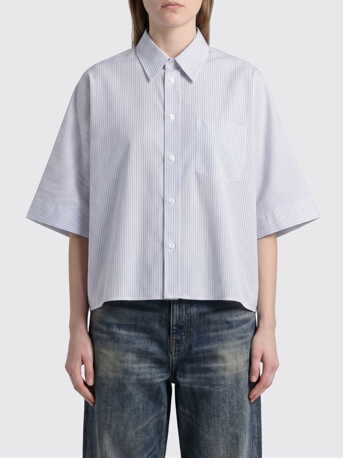Mm6 Maison Margiela Striped Cotton Shirt