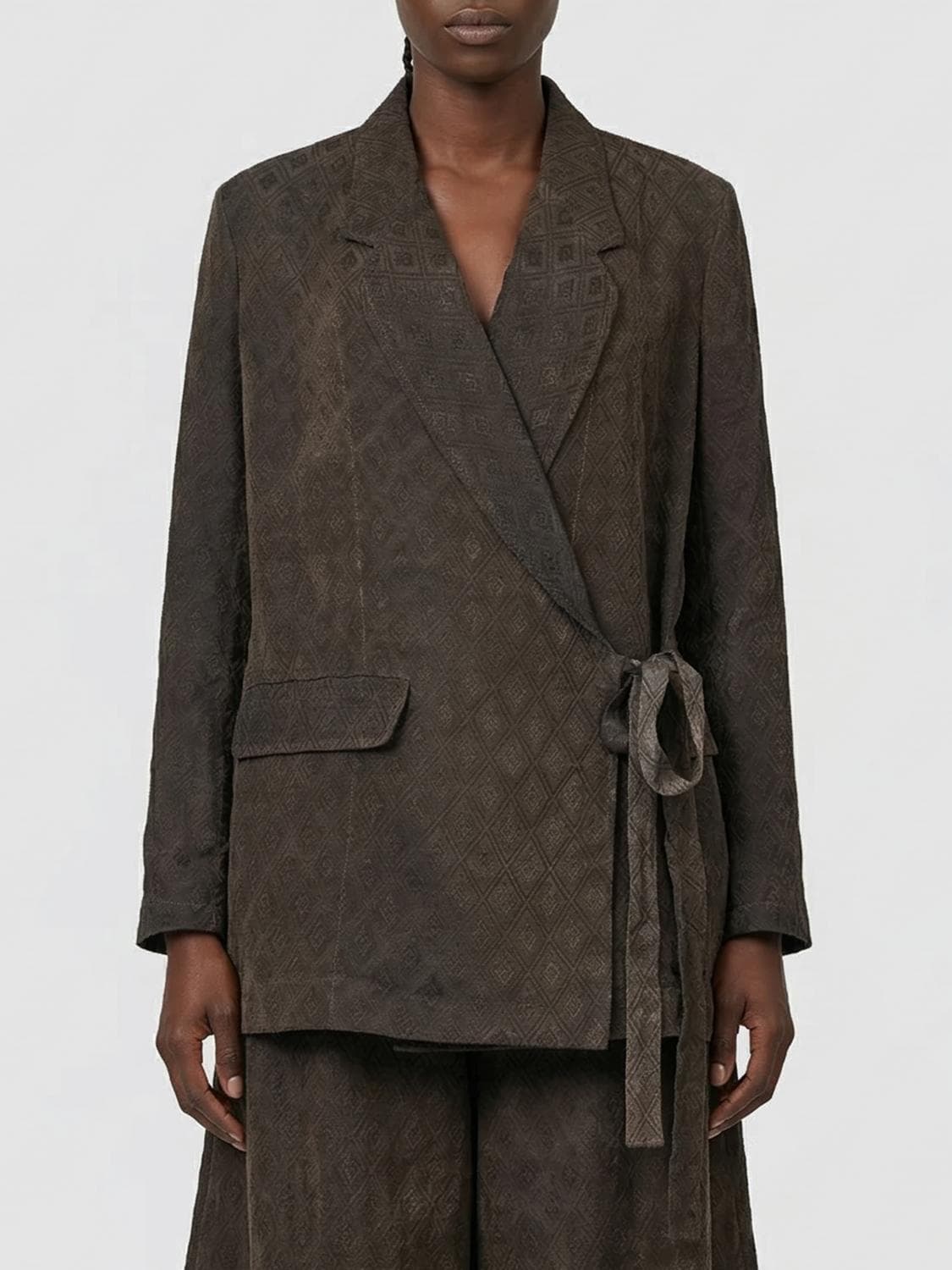 Uma Wang Cupro Blazer