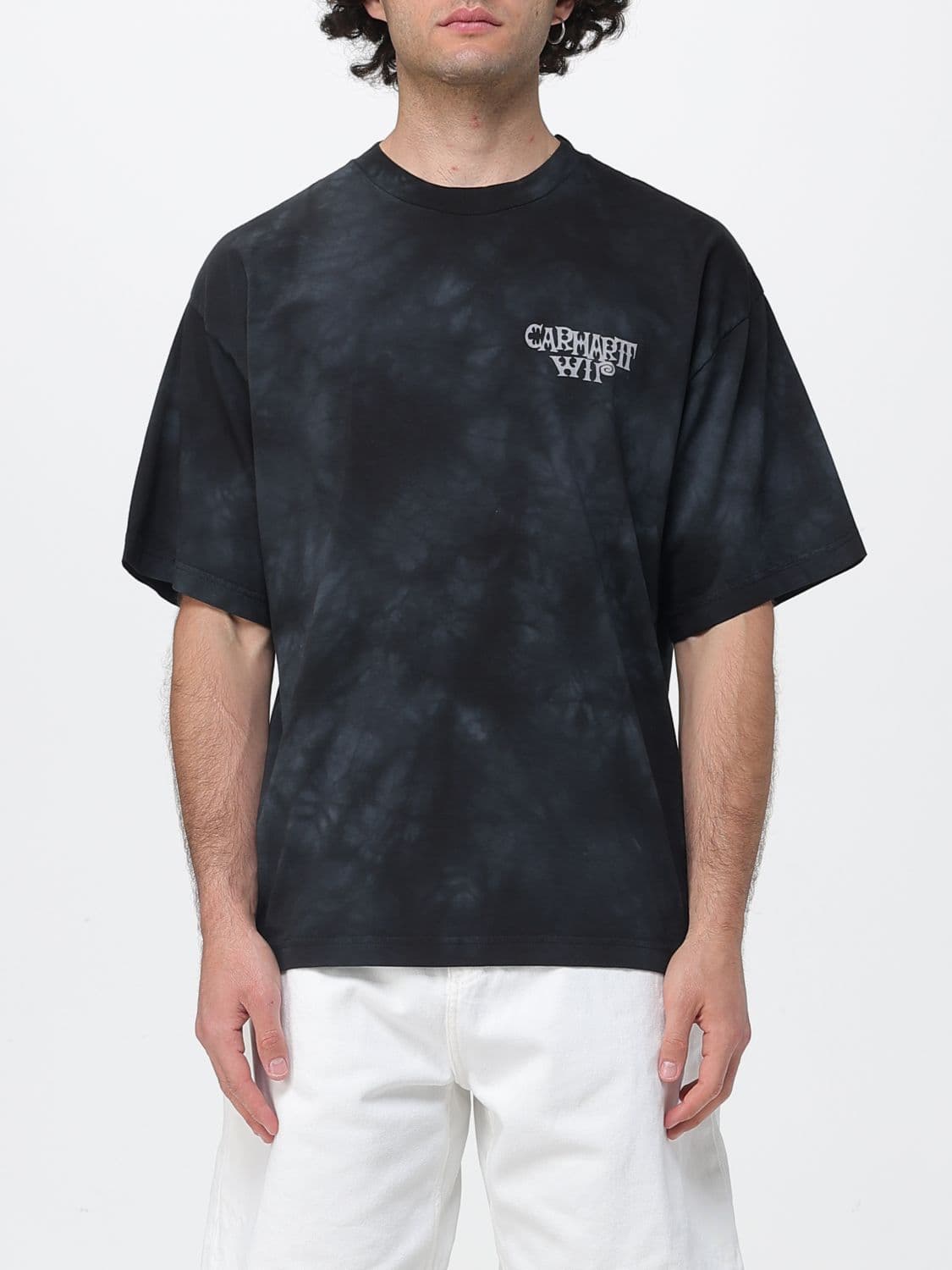 Carhartt Wip Cotton Crew Neck T-Shirt with Print