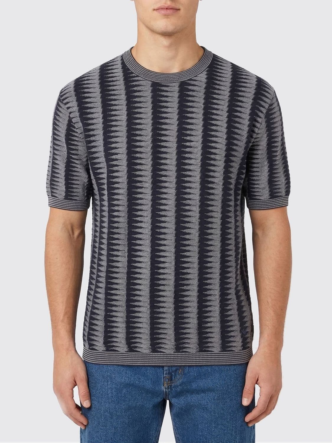 Emporio Armani Cotton Crew Neck Sweater