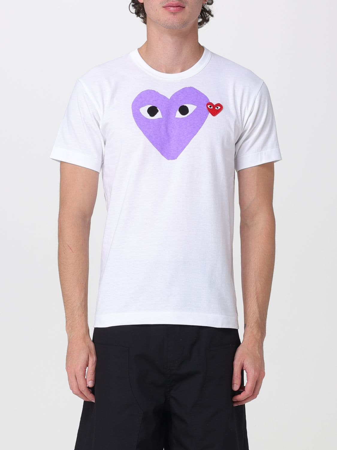 Comme Des Garçons Play Printed Cotton T-shirt