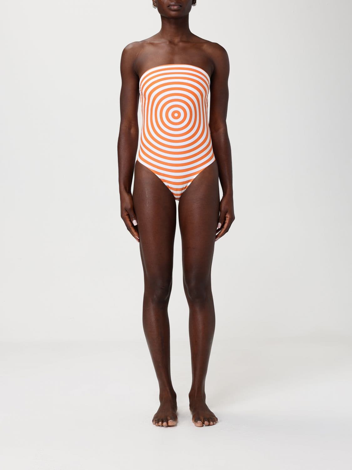 Jean Paul Gaultier Striped One-Piece Swimsuit · S