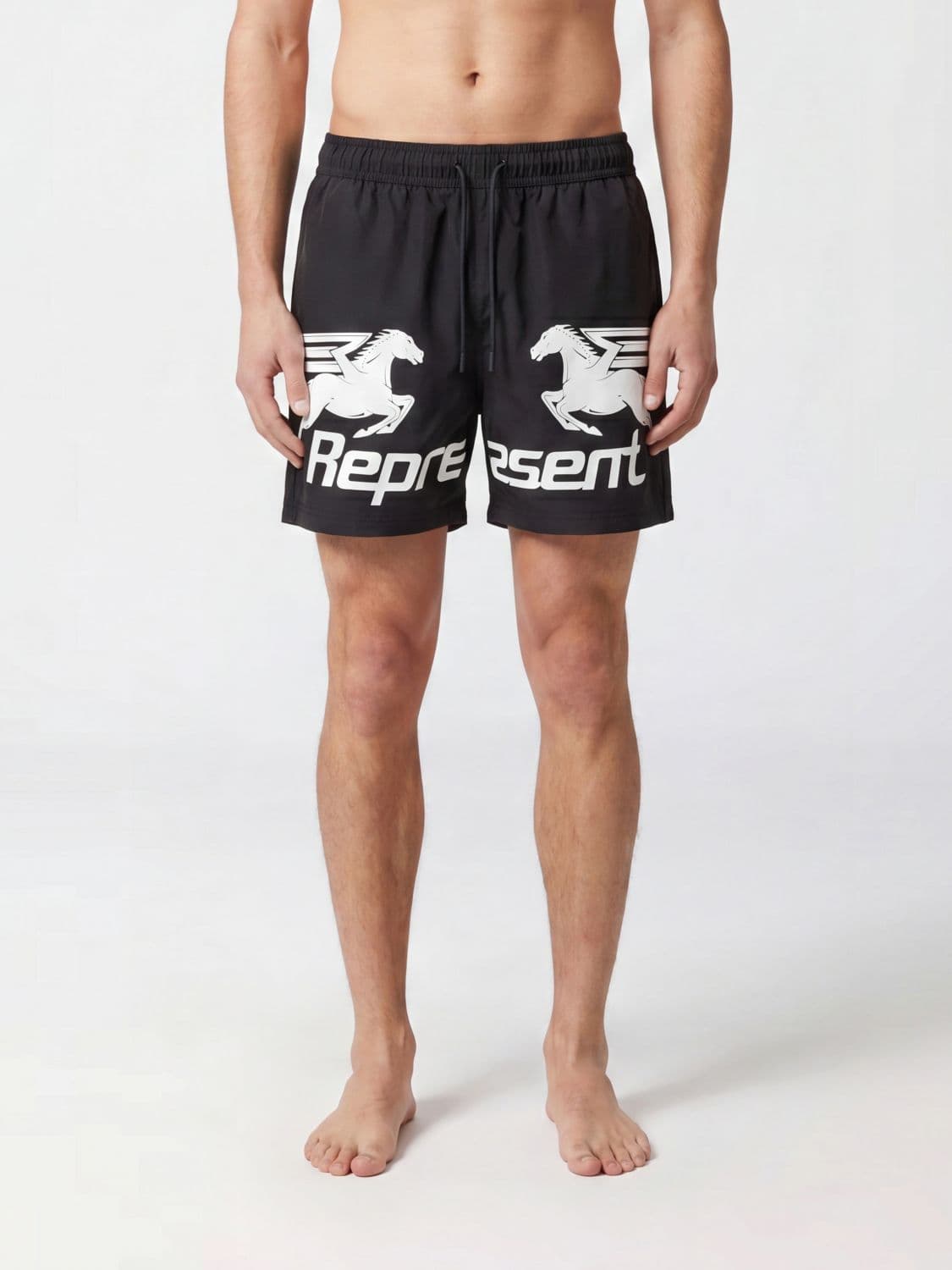 Represent Logo Swim Shorts · XL