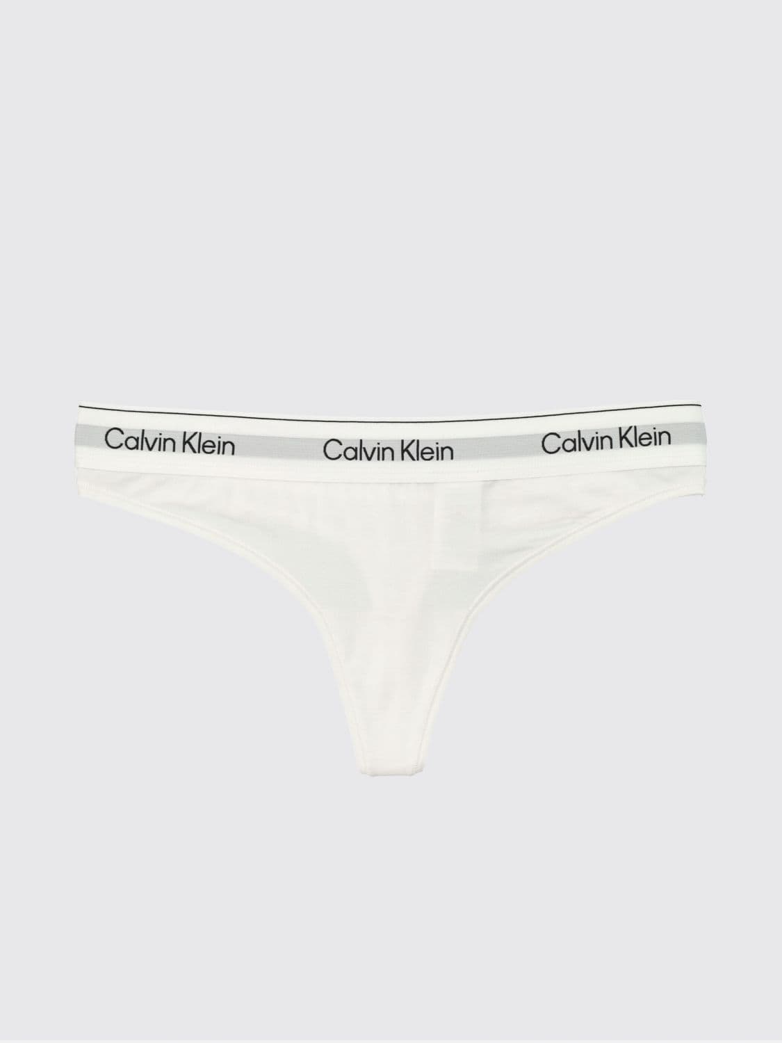 Calvin Klein Cotton Blend Logo Thong