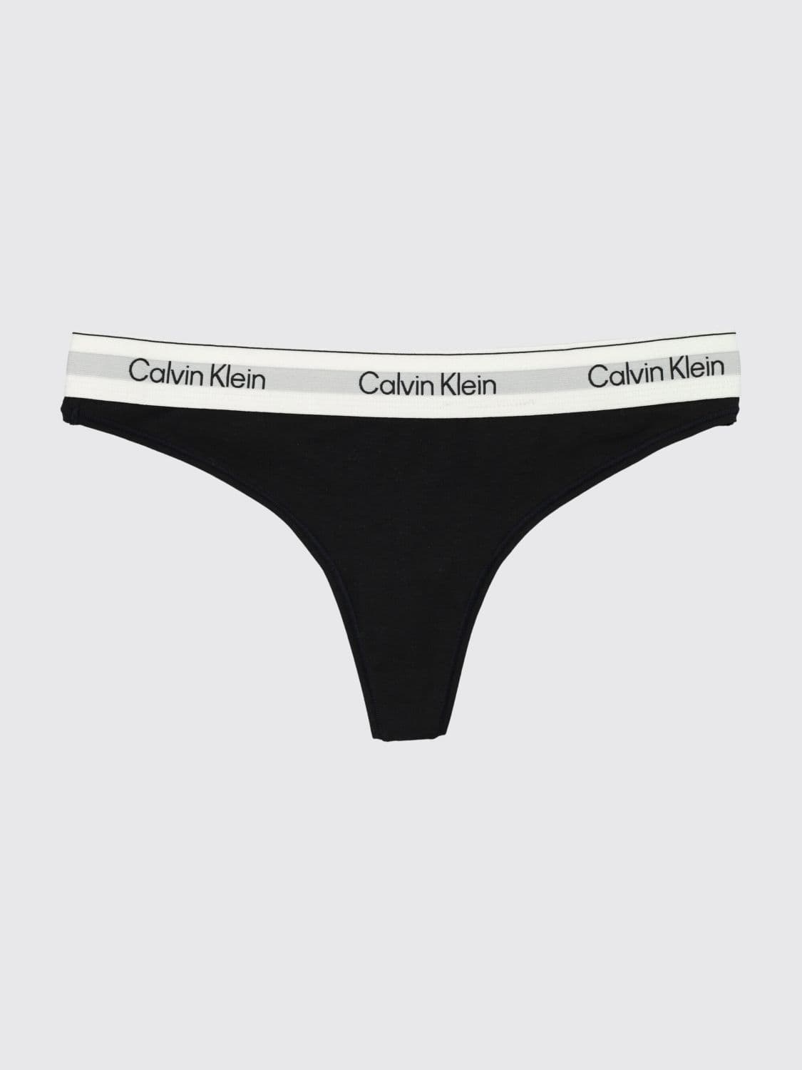 Calvin Klein Cotton Blend Logo Thong