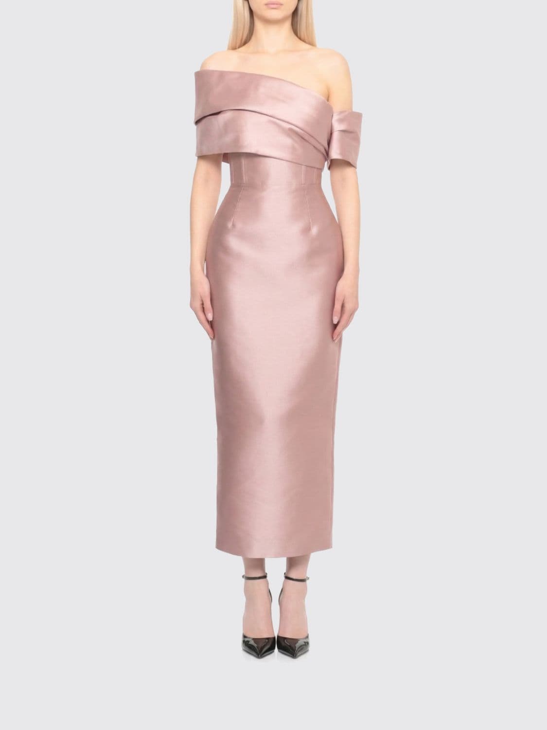 Solace London Satin Midi Dress · 10
