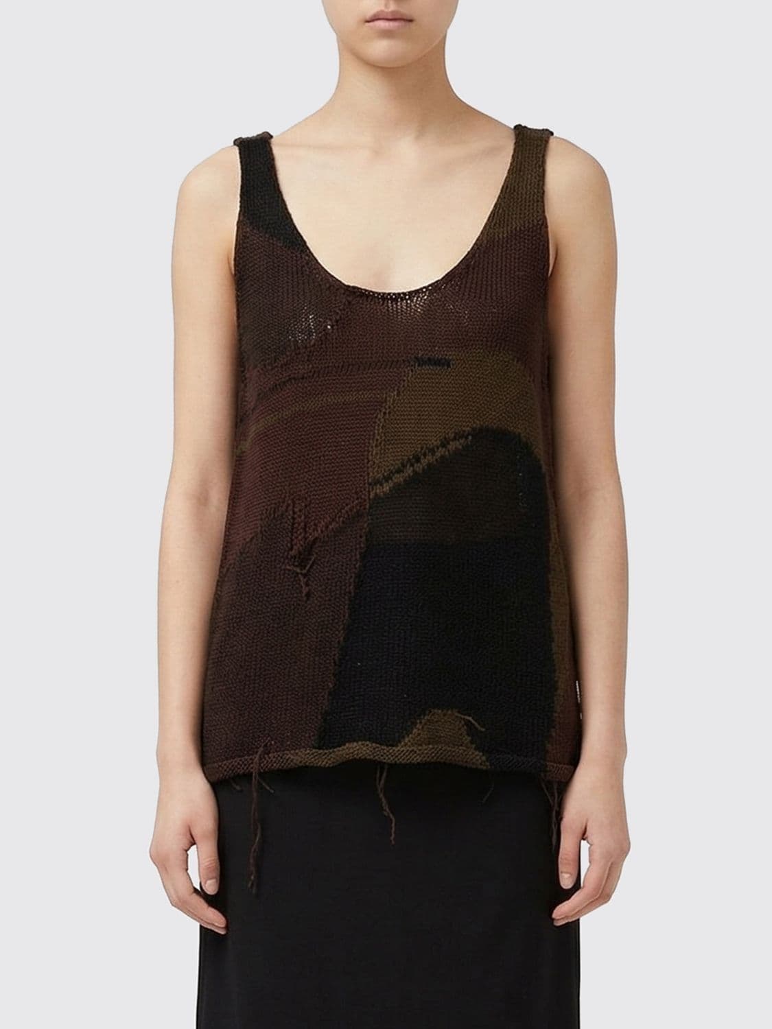 Our Legacy Abstract Pattern Organic Cotton Top
