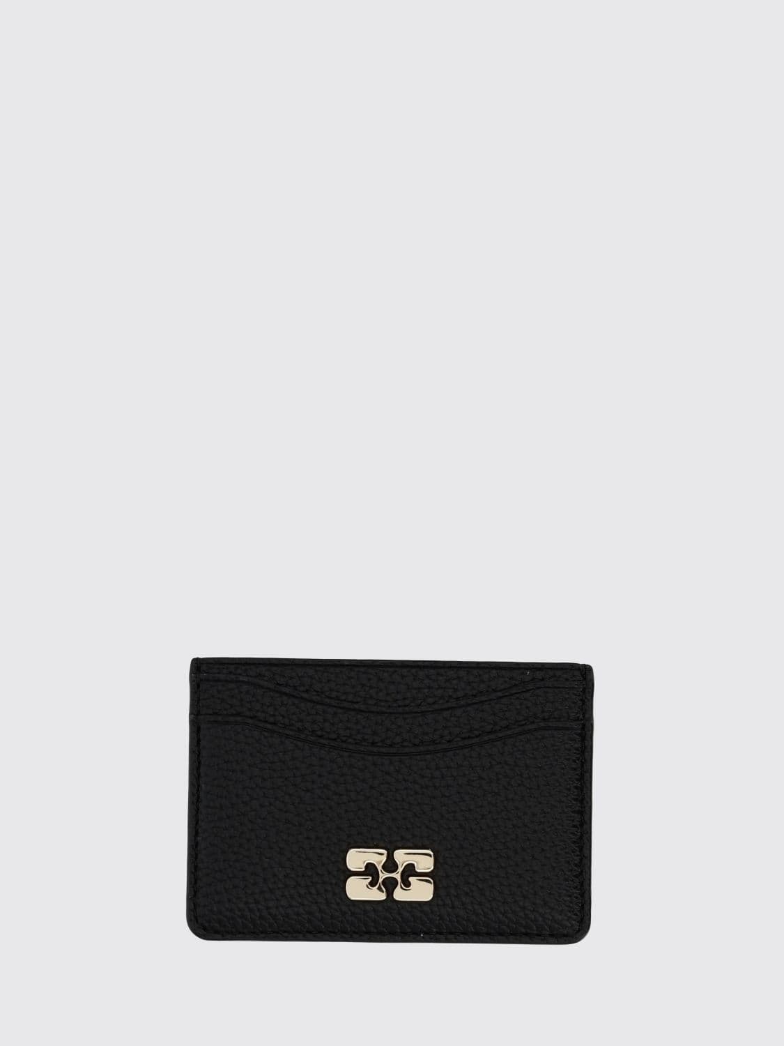 Ganni Wallet Woman color Black