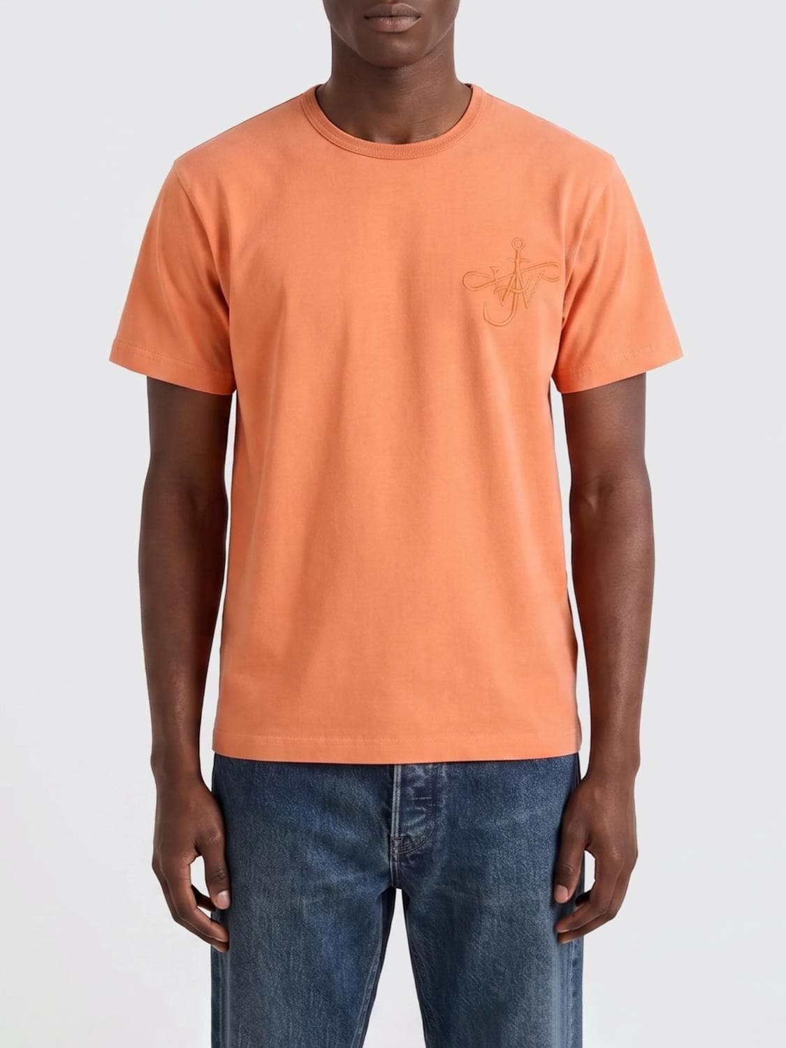 Jw Anderson Cotton T-Shirt with Monogram