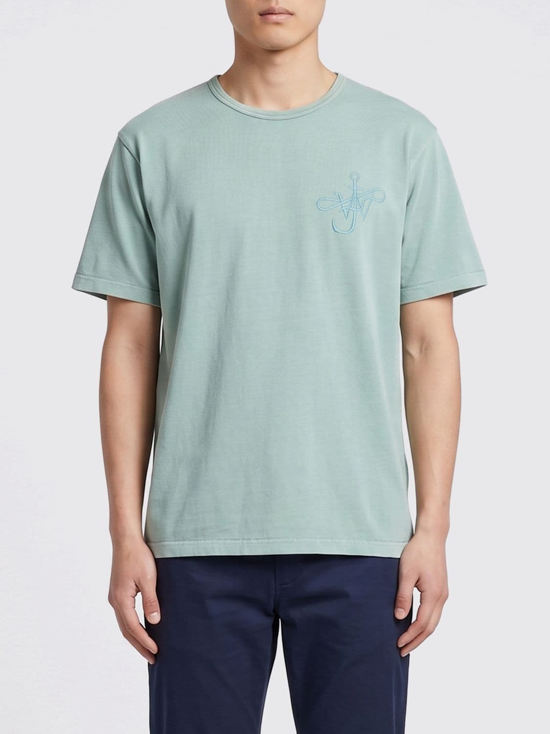 Jw Anderson Cotton T-Shirt with Monogram