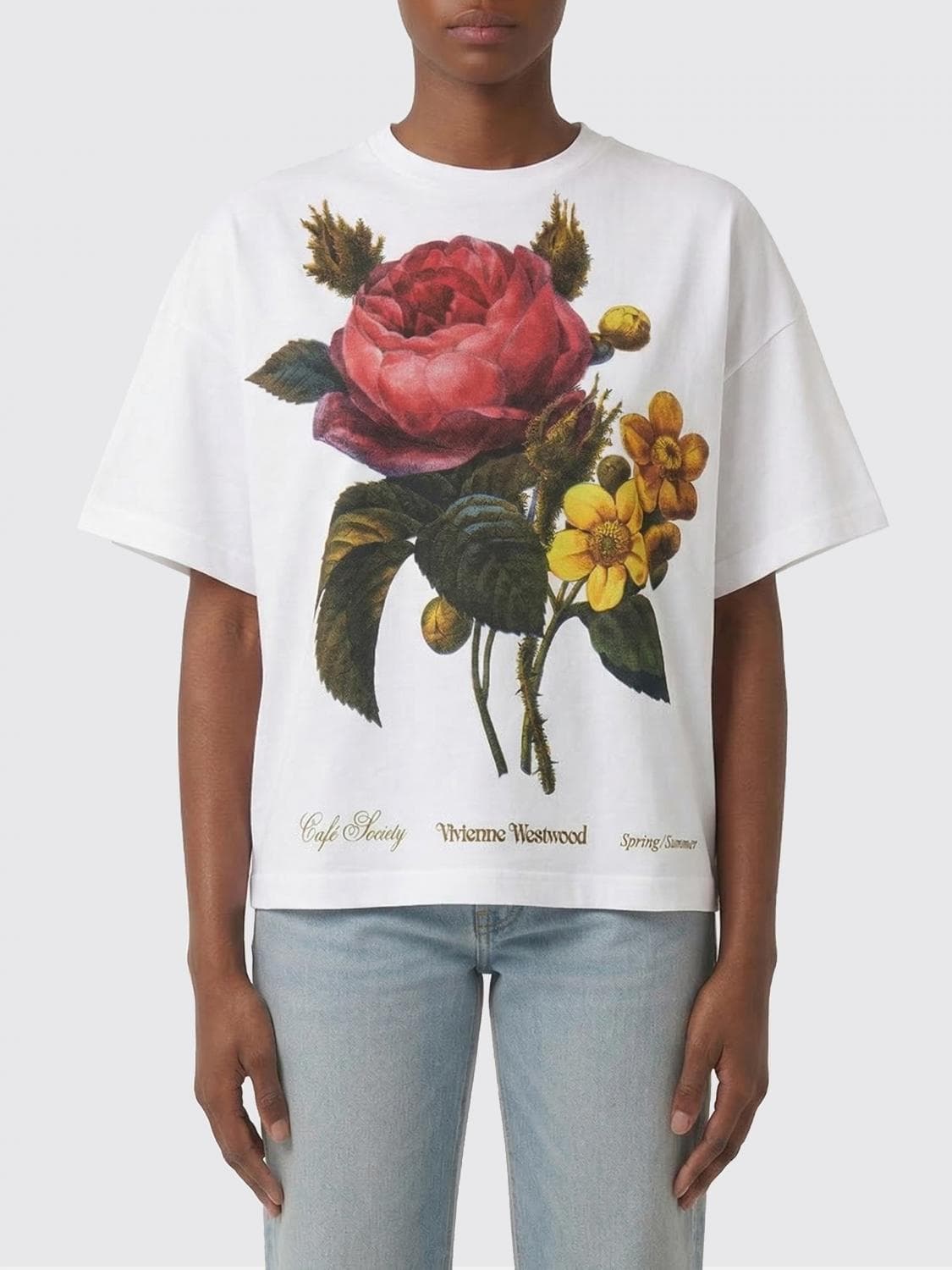 Vivienne Westwood Floral Cotton T-Shirts · M