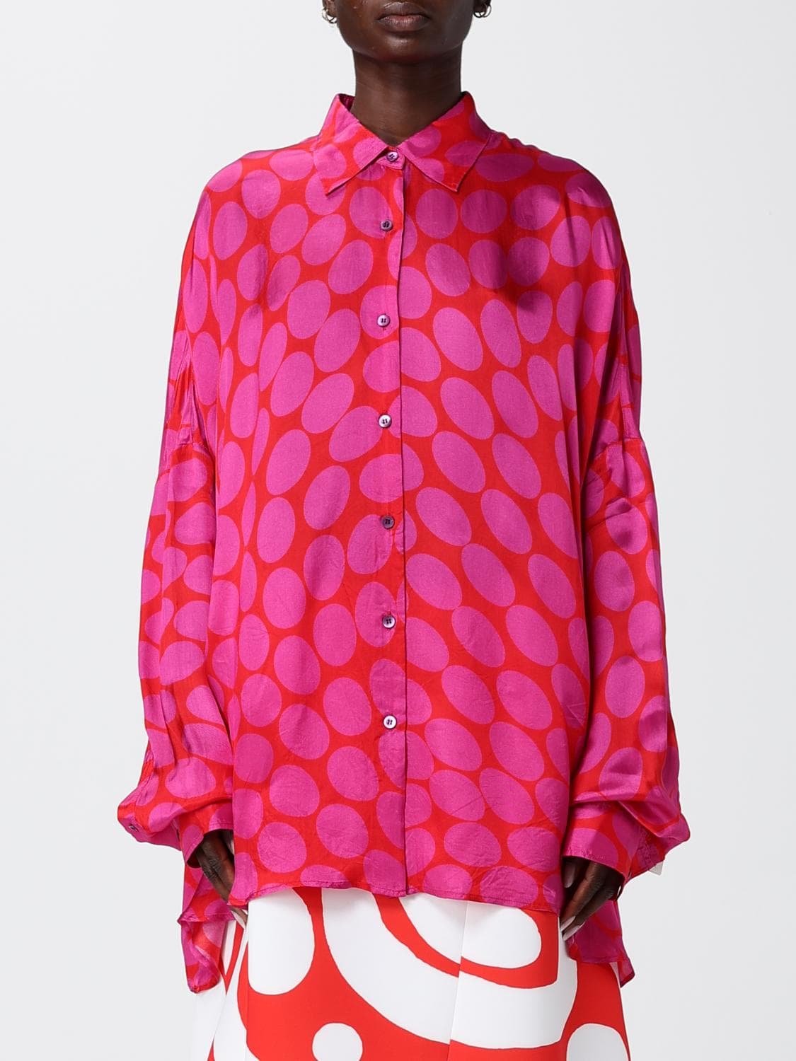 Dries Van Noten Polka Dot Viscose Shirt · M
