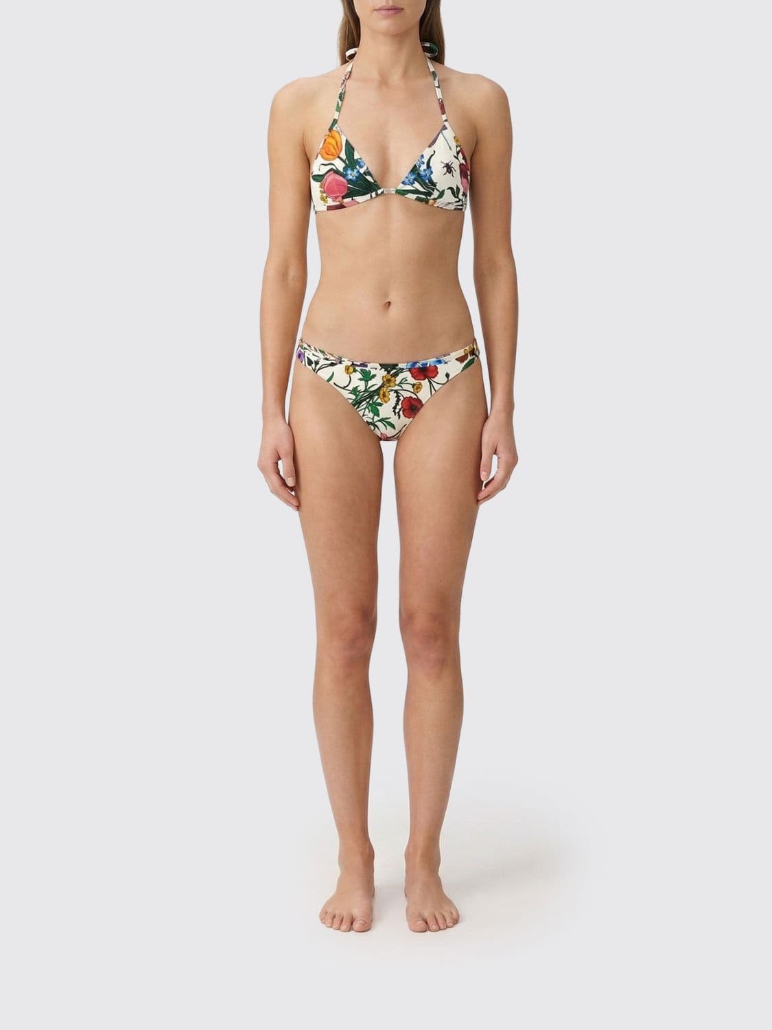 Gucci Floral Print Polyamide Bikini