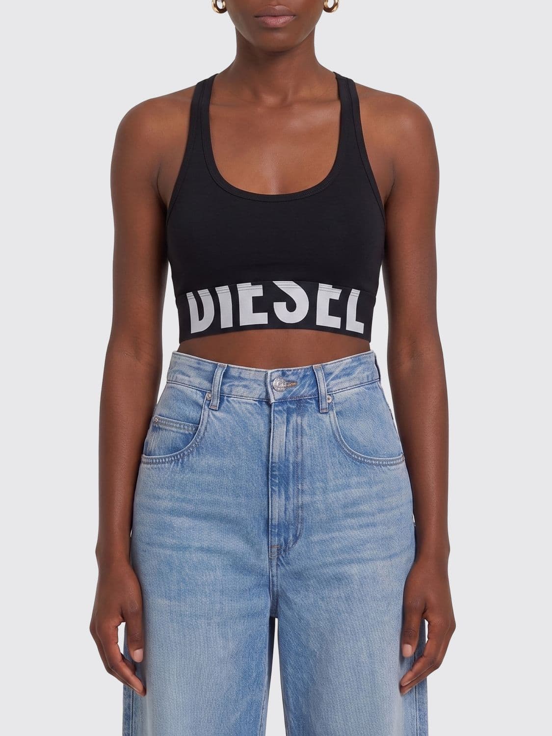 Diesel Jersey Cropped Top