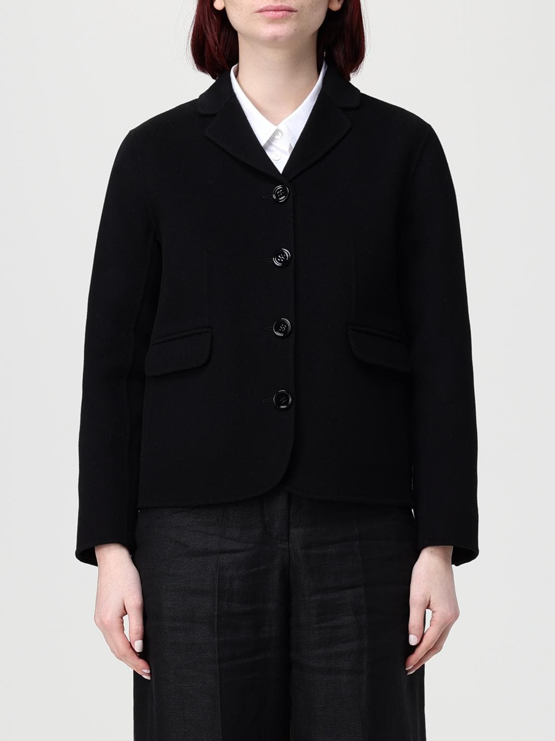 's Max Mara Single-Breasted Blazer in Wool