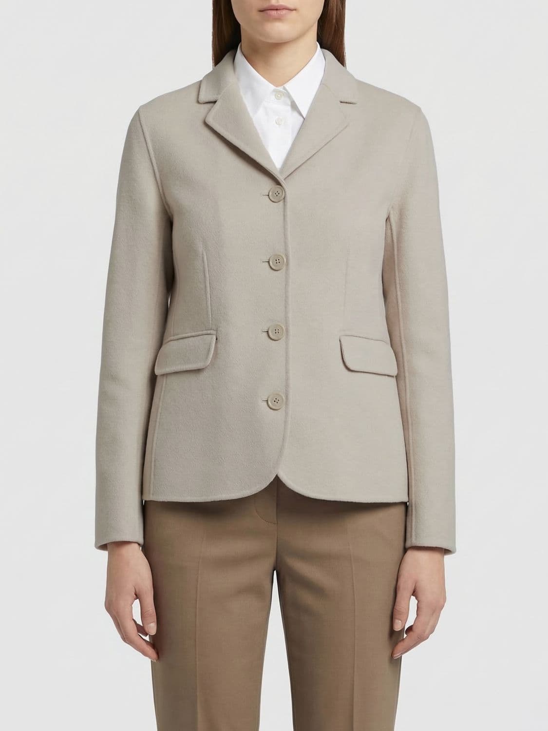 's Max Mara Single-Breasted Blazer in Wool