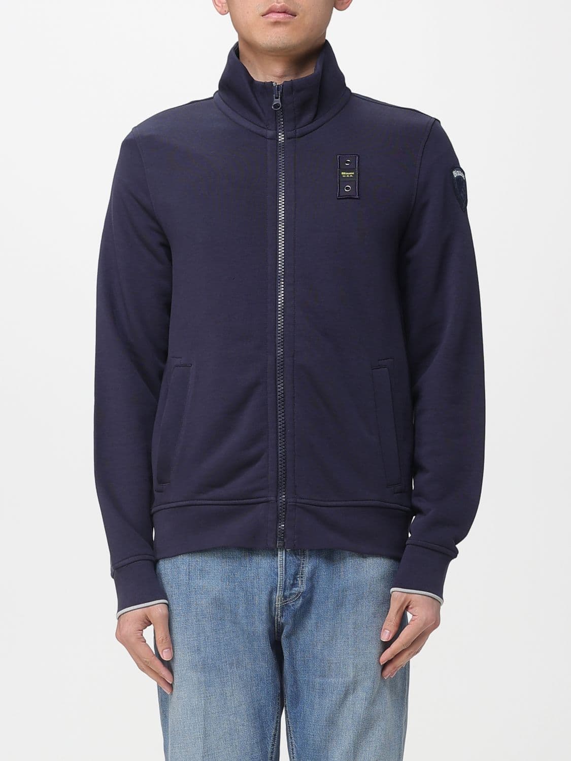 Blauer Cotton Zip-Up Sweatshirt