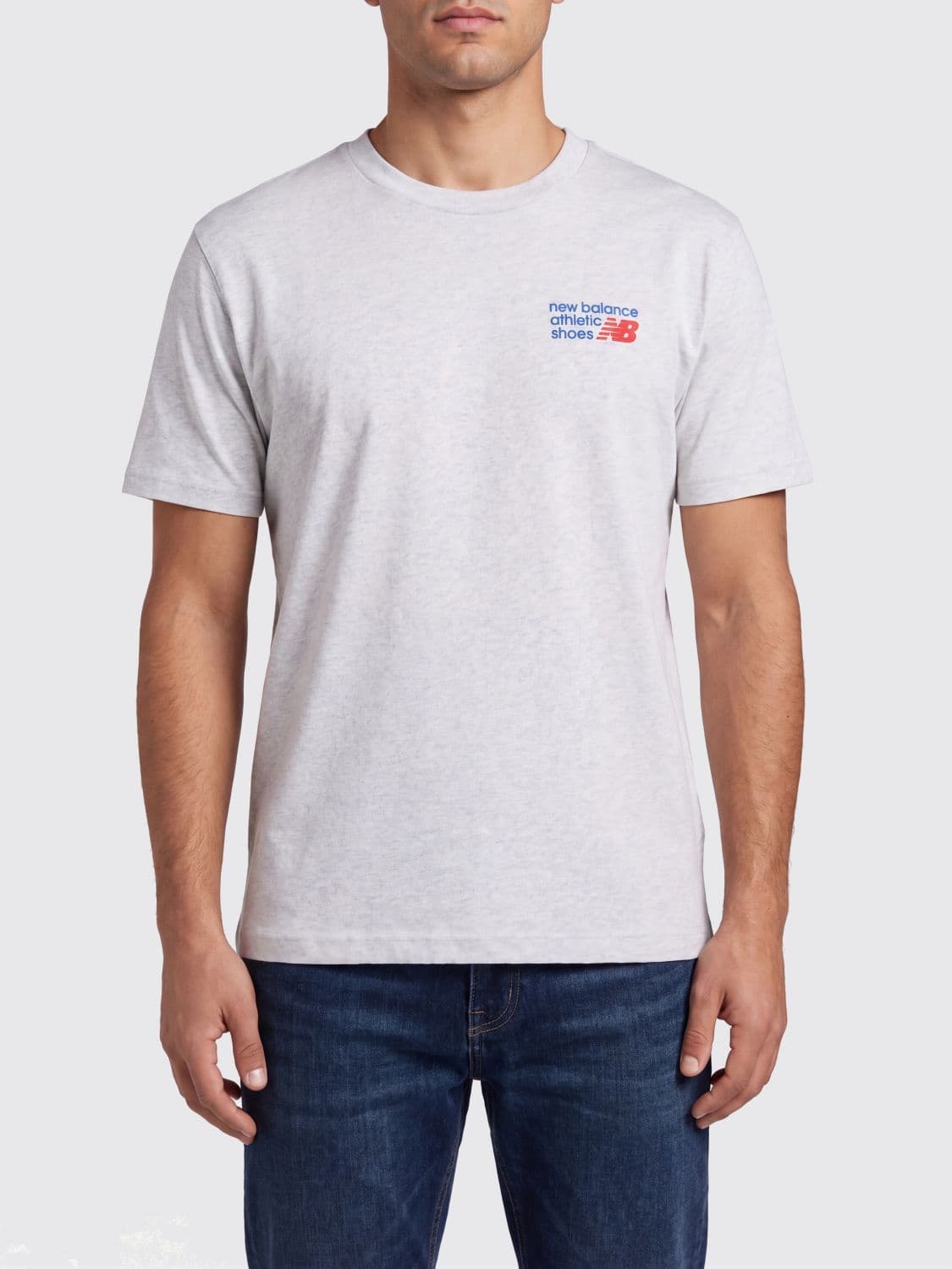 New Balance Cotton T-shirt with Logo · S
