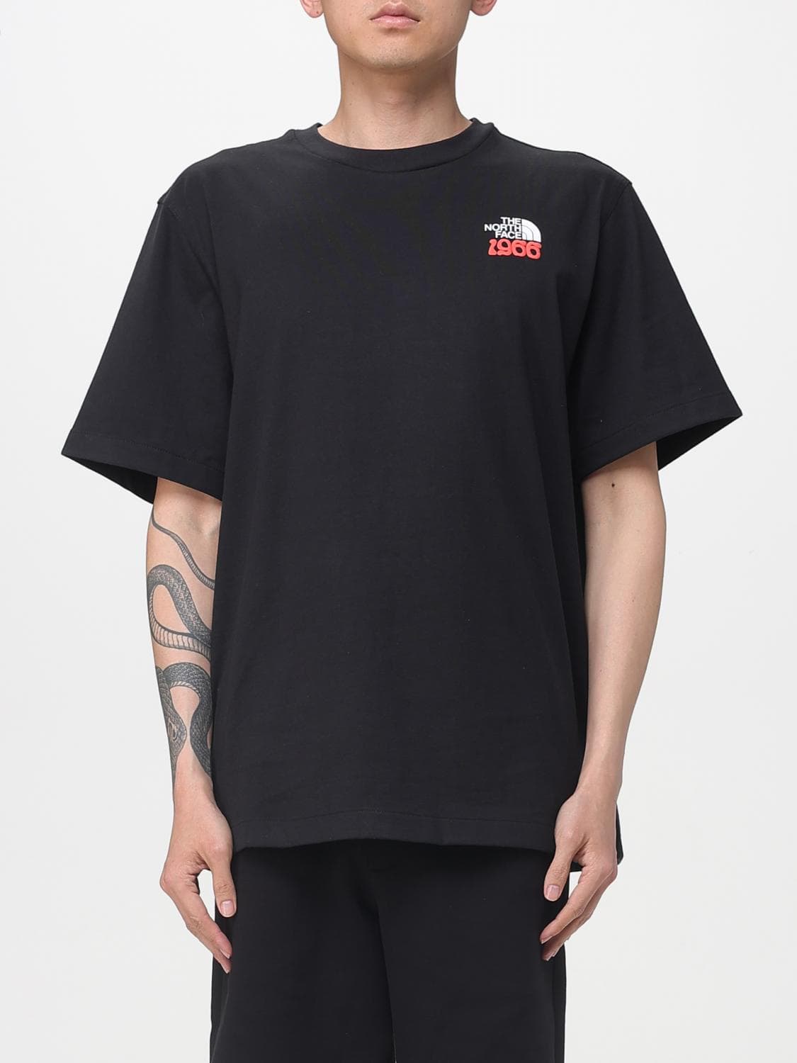The North Face Crew-neck T-shirt in Cotton with Logo Print