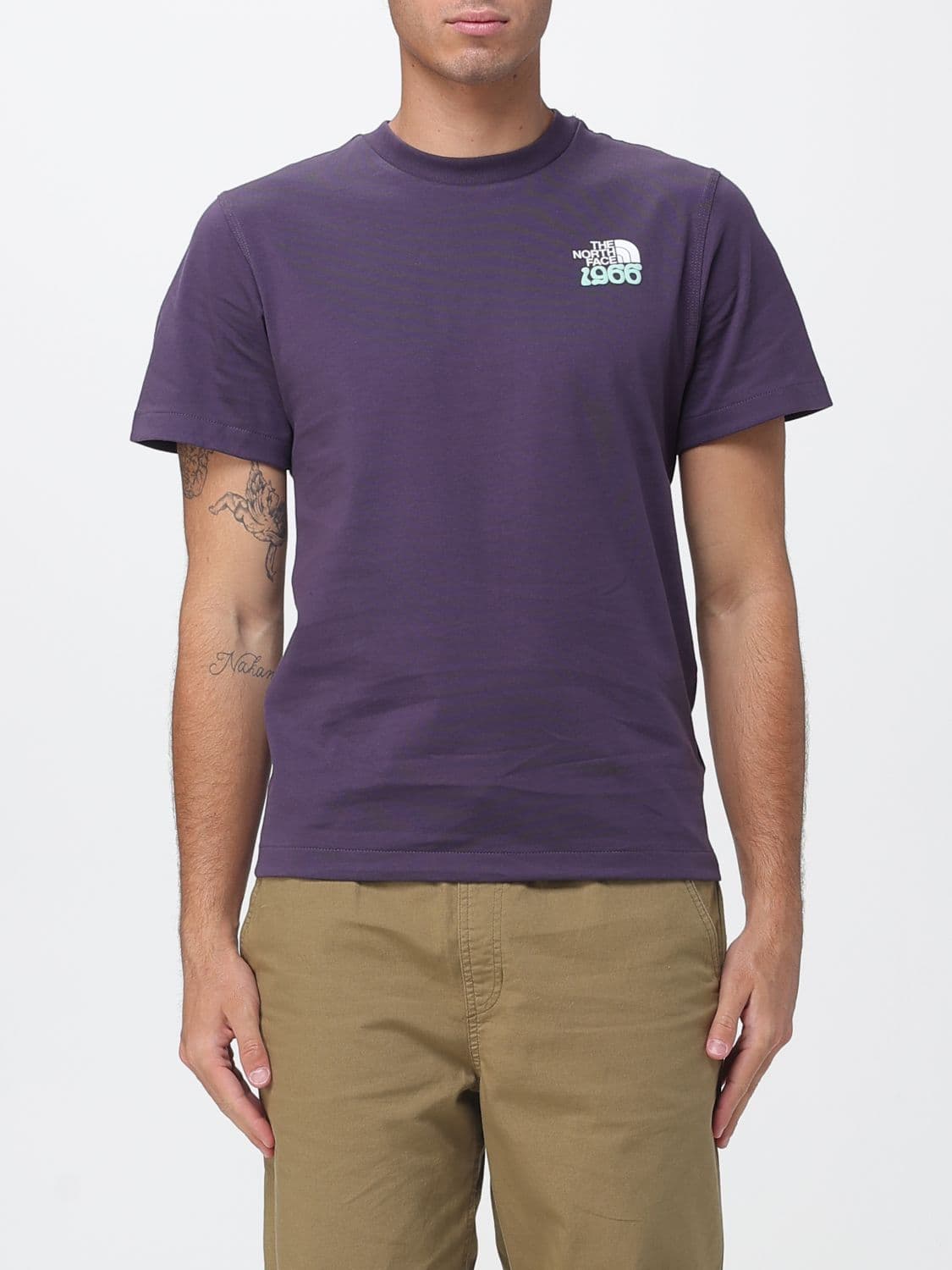 The North Face Crew-neck T-shirt in Cotton with Logo Print