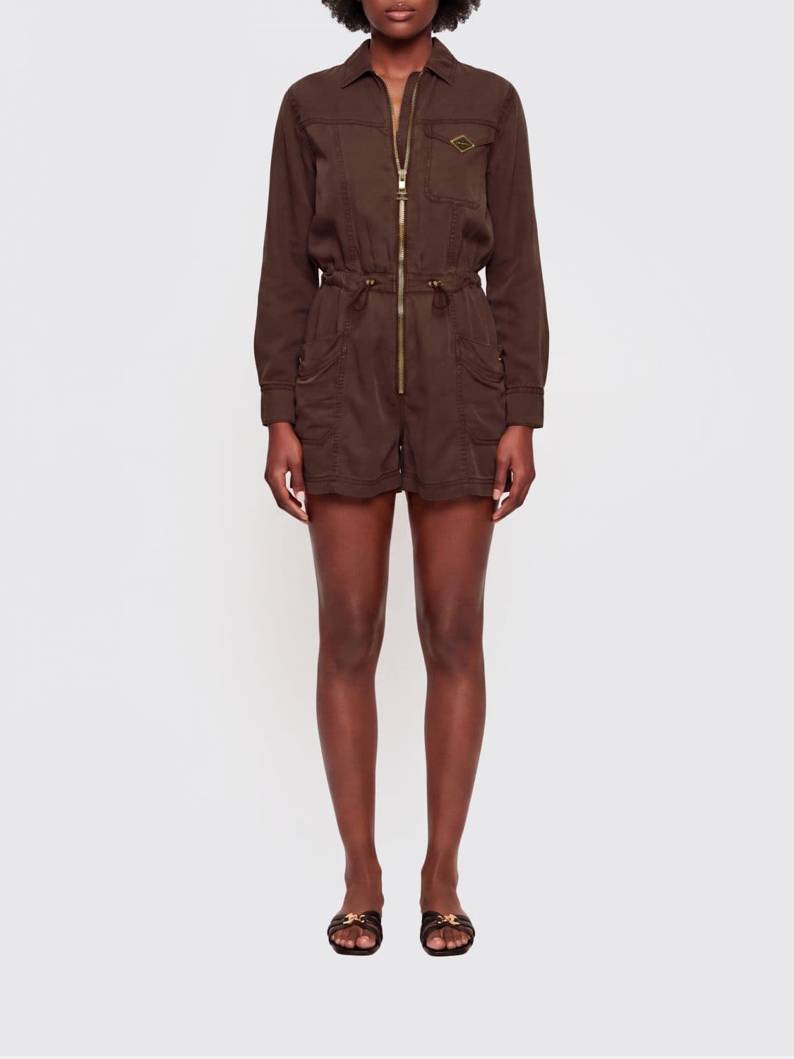Elisabetta Franchi Lyocell Jumpsuit