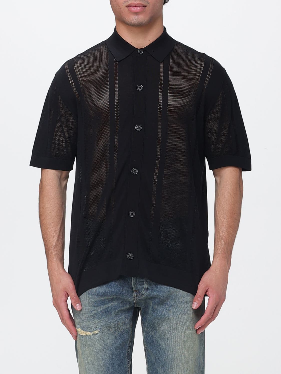 Paolo Pecora Knitted Polo Shirt