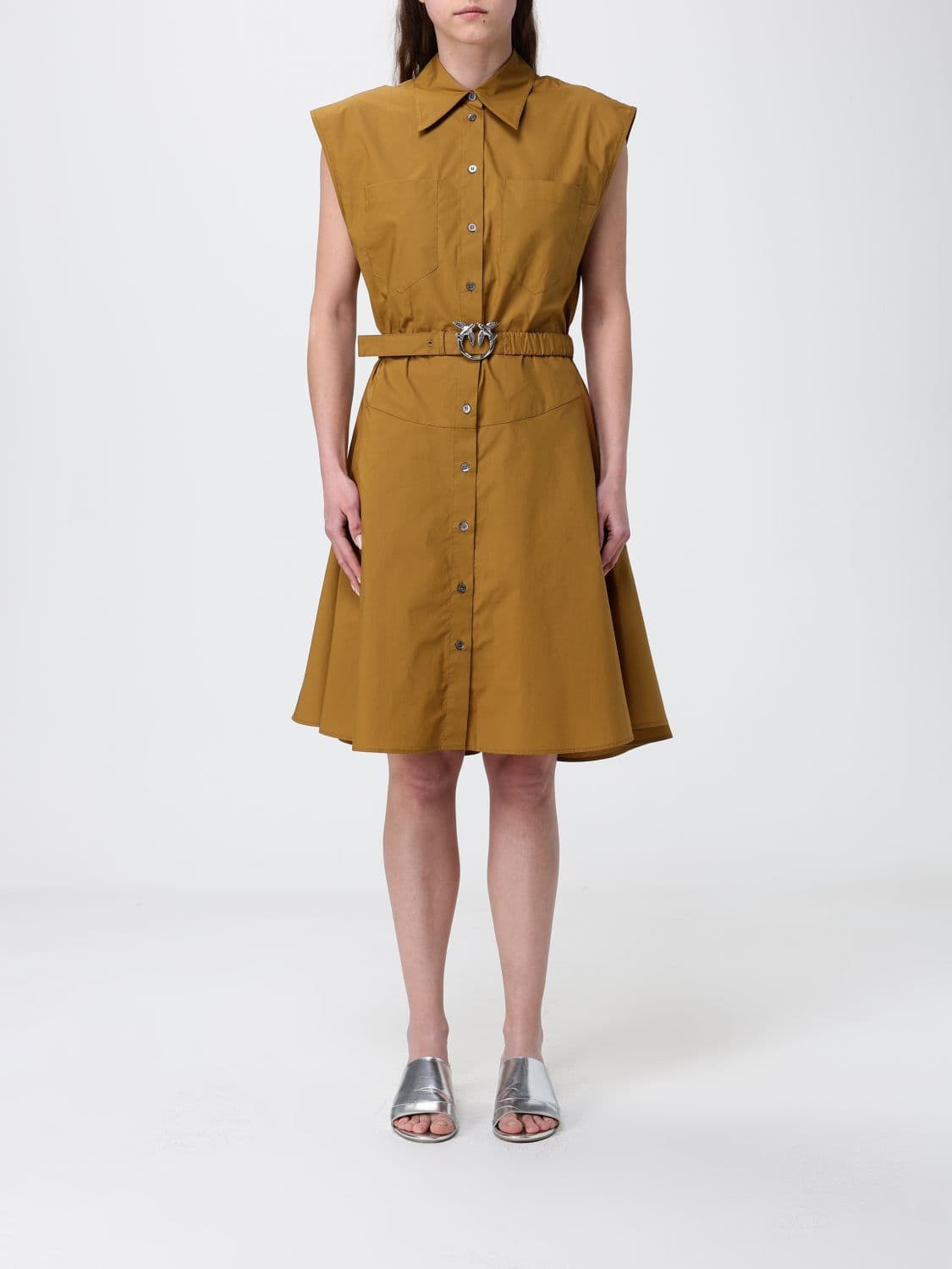 Pinko Cotton Chemisier Dress