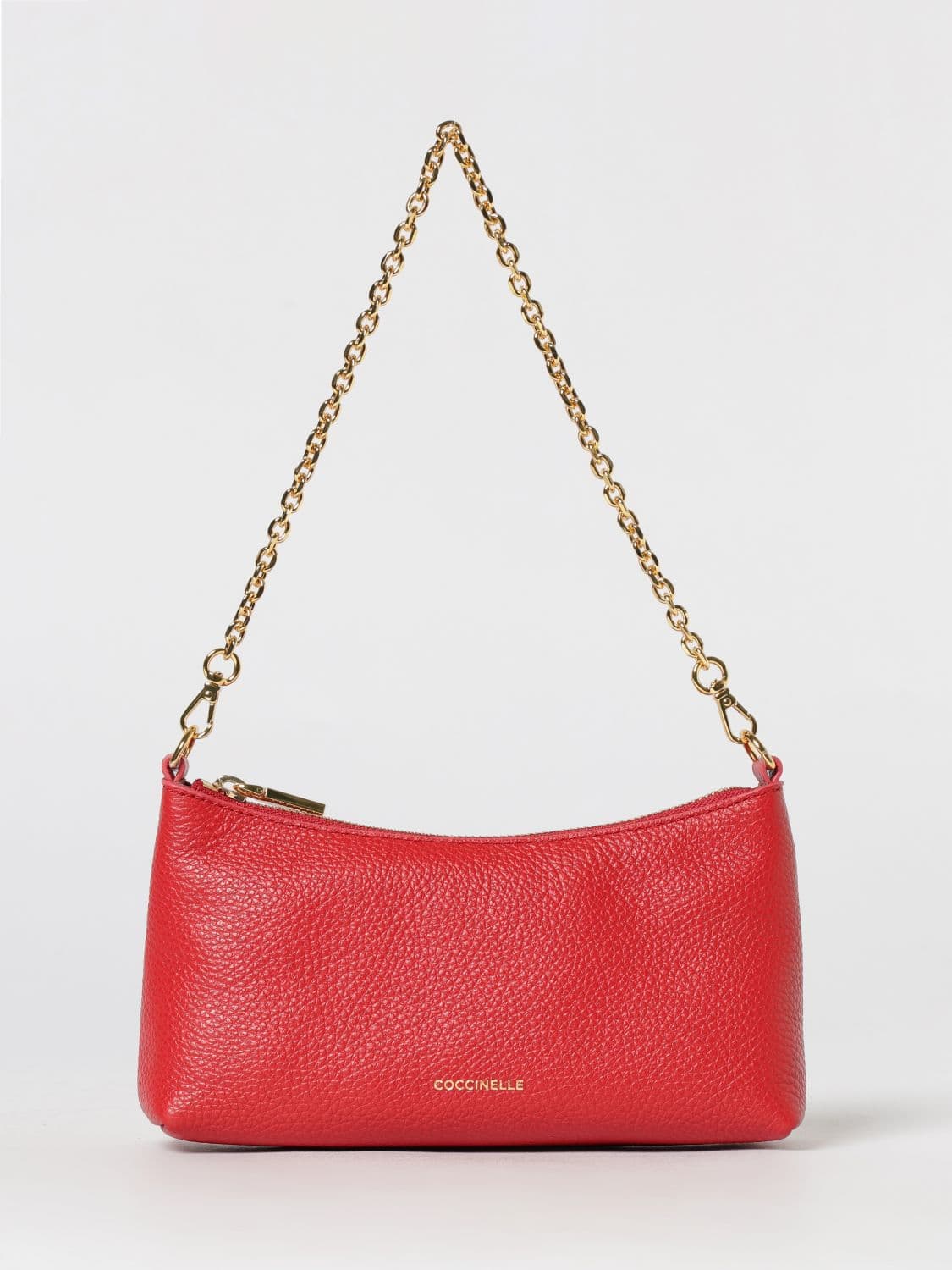 Coccinelle Aura Hammered Leather Bag · OS