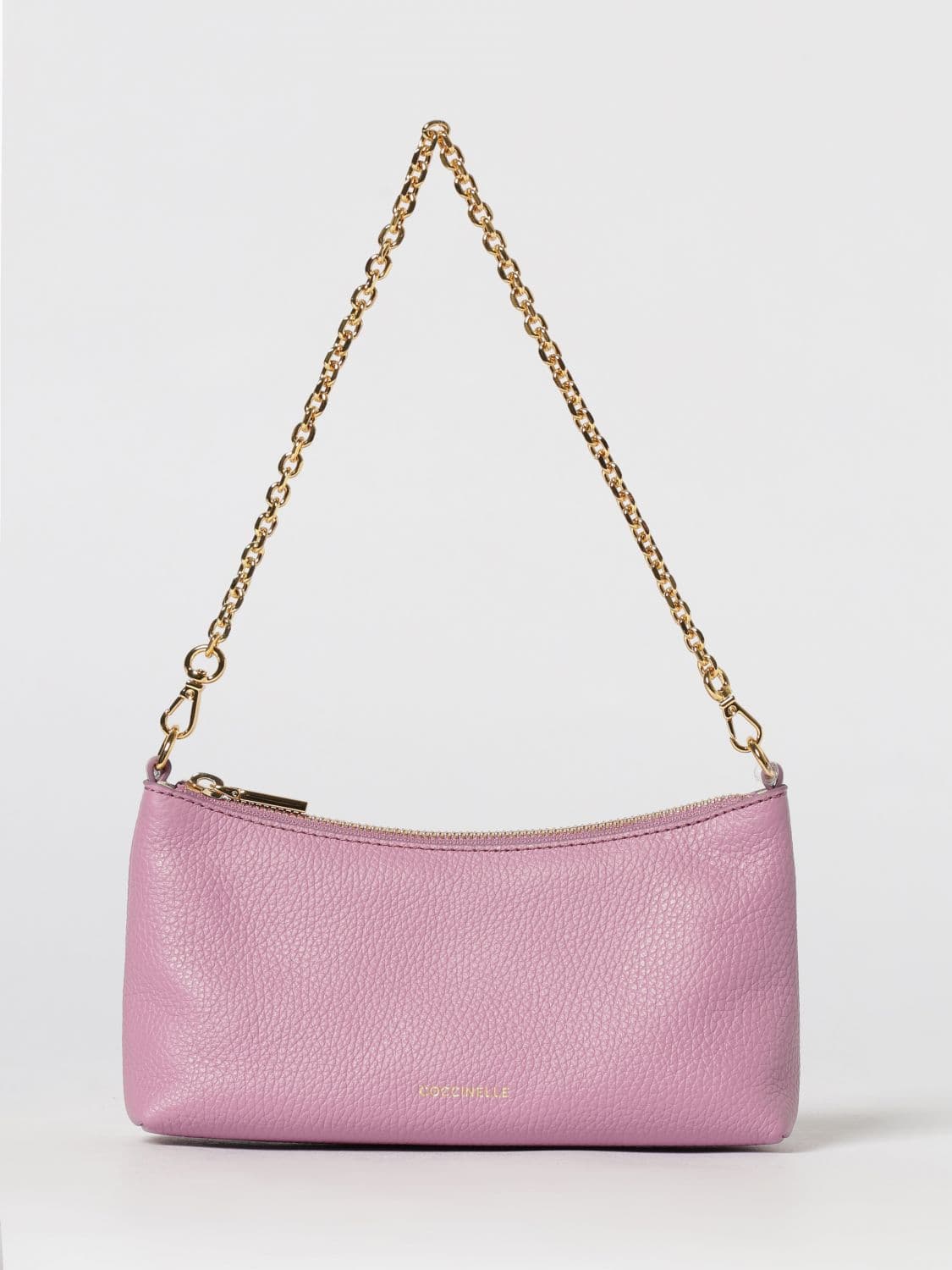 Coccinelle Aura Hammered Leather Bag · OS