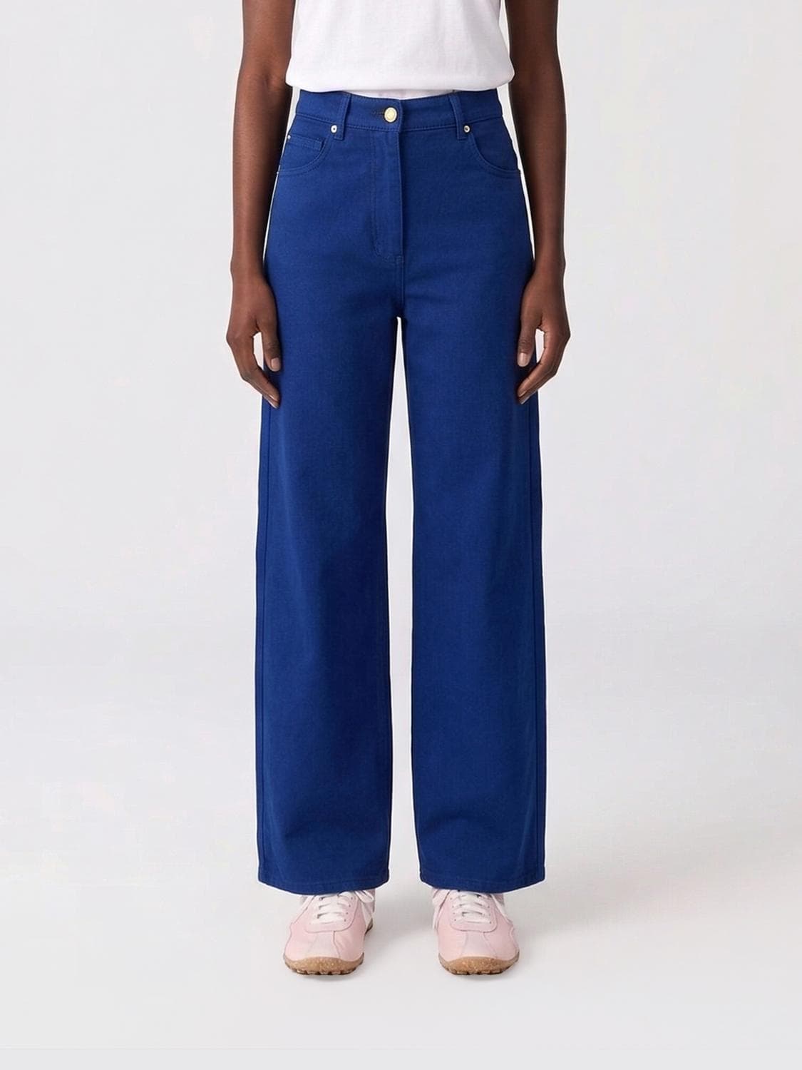 's Max Mara Cotton And Linen Trousers