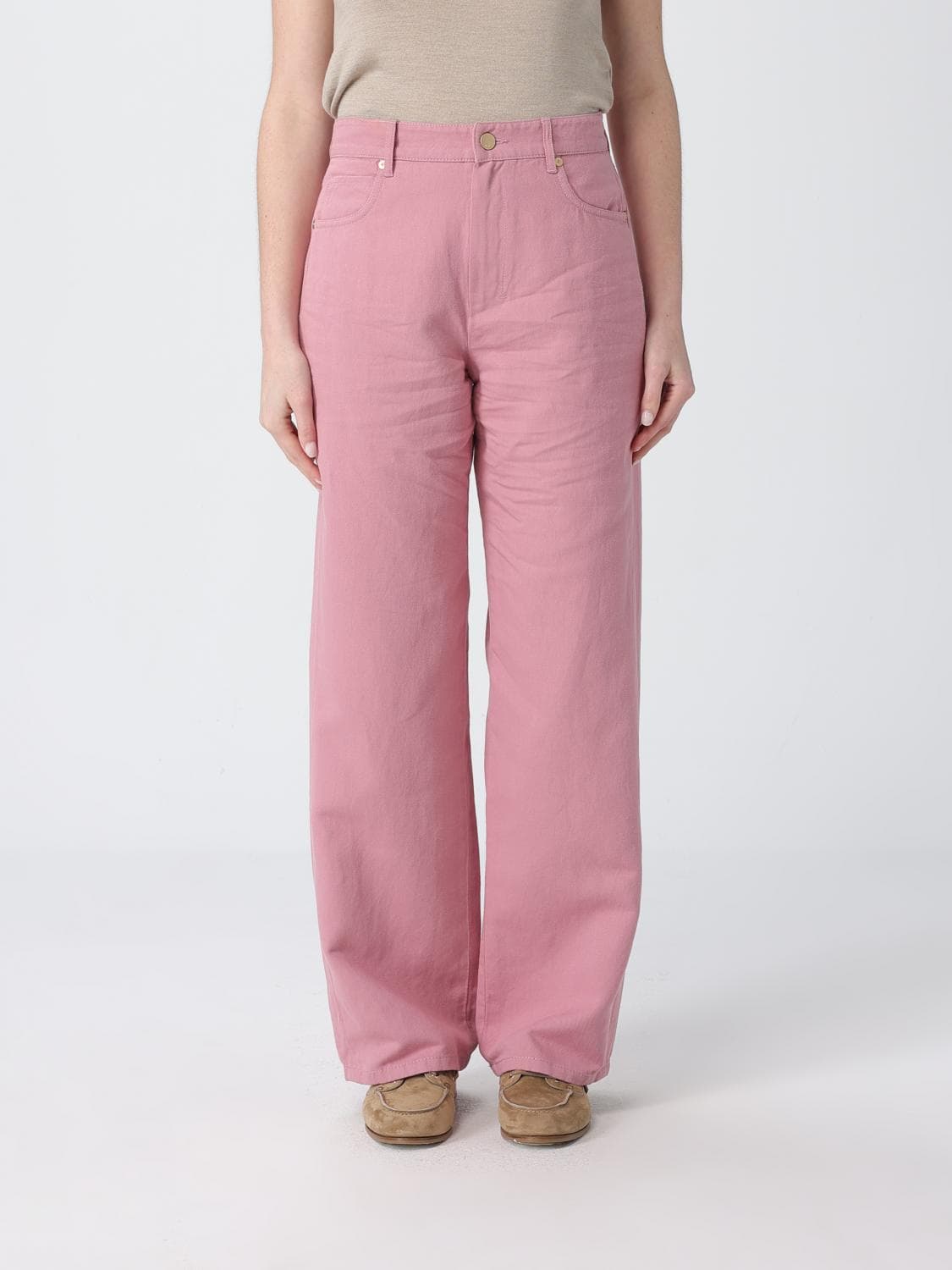 's Max Mara Cotton And Linen Trousers