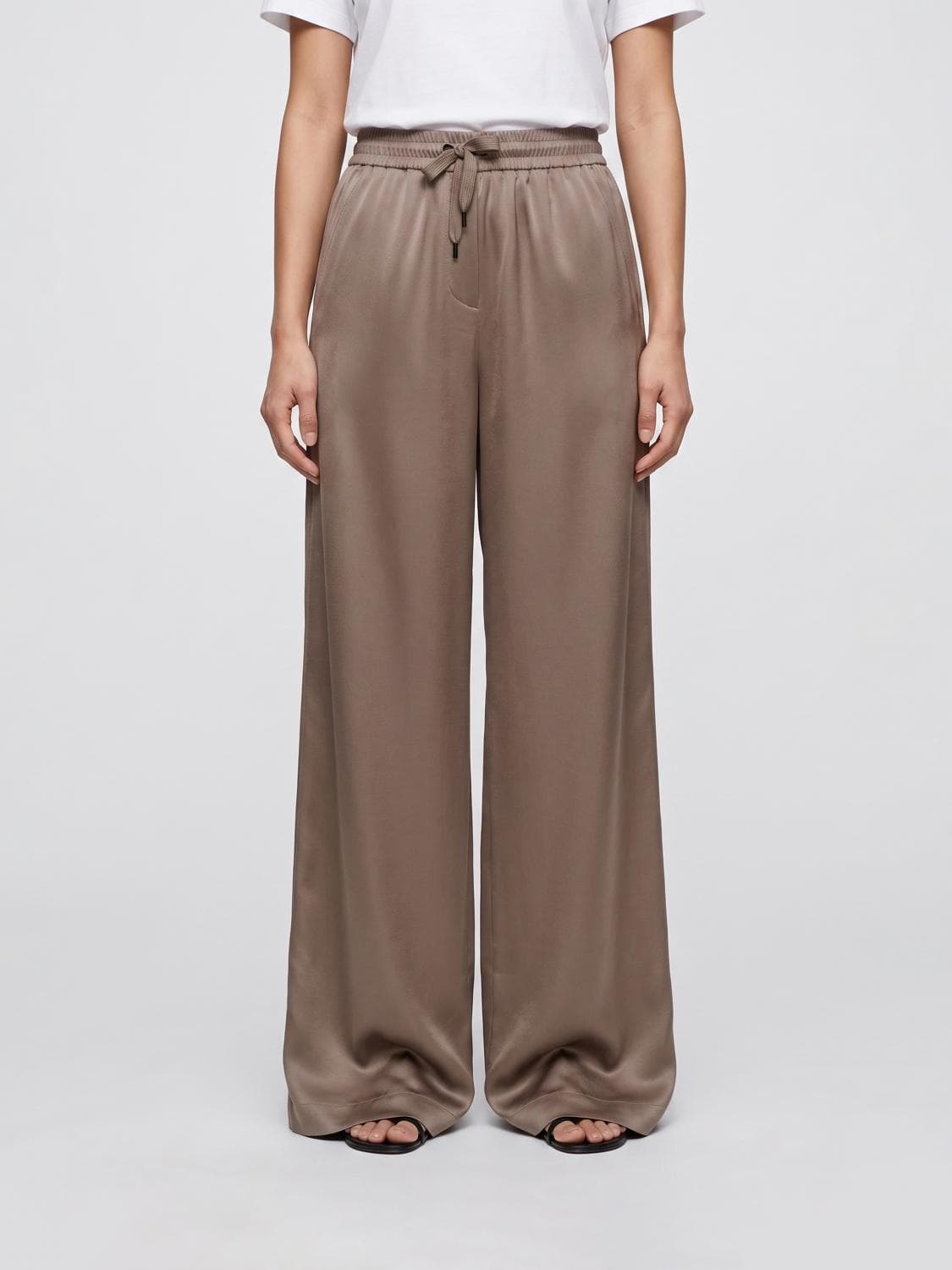 Brunello Cucinelli Cotton and Silk Blend Jogging Trousers