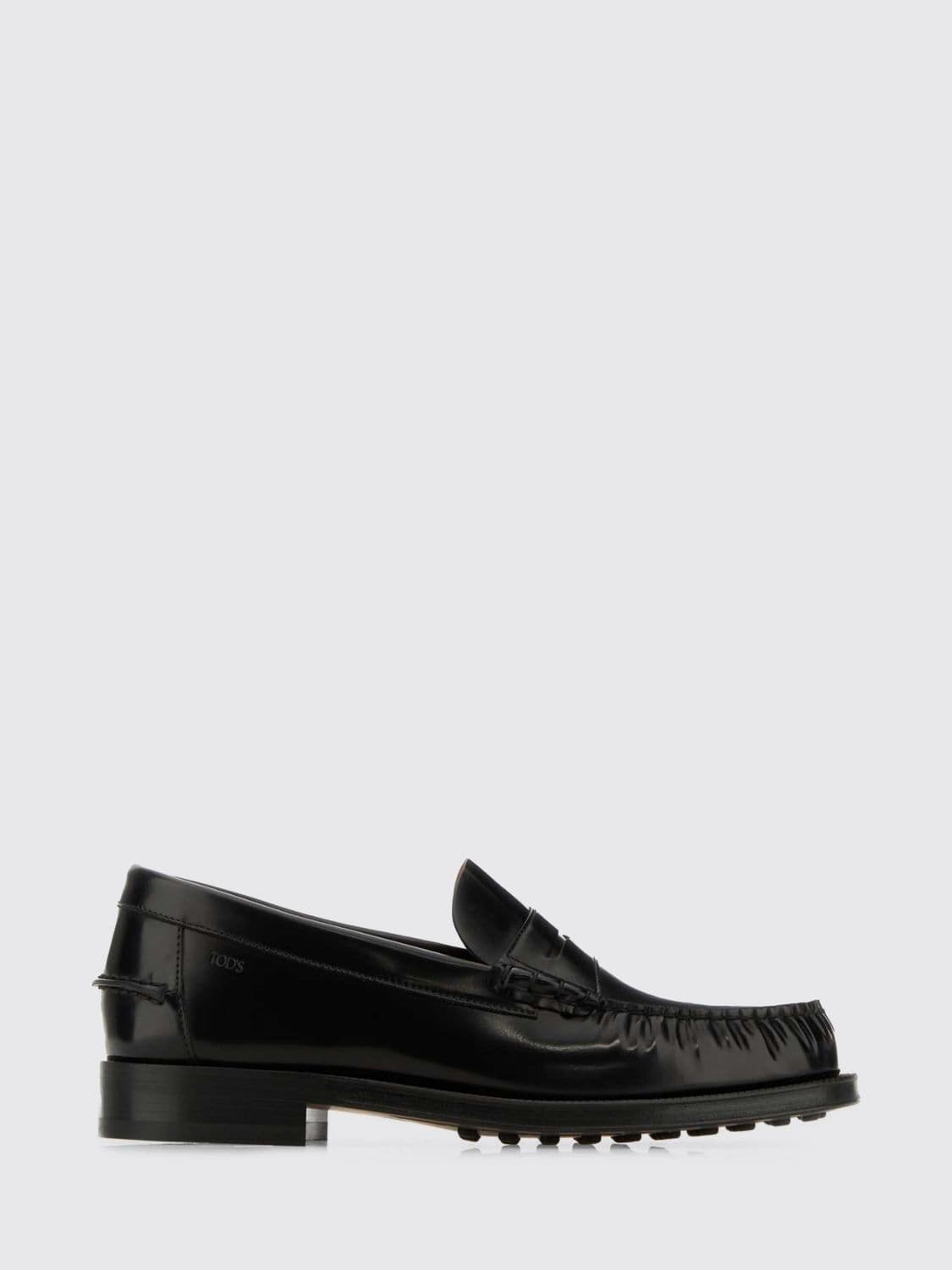 Tod's Brushed Leather Loafers