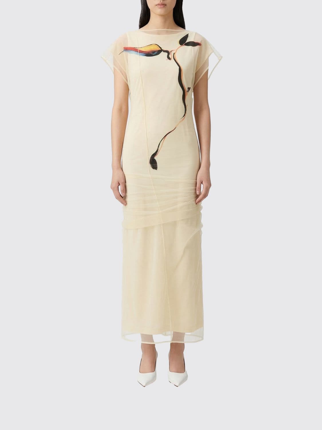 Sportmax Viale Printed Jersey Dress