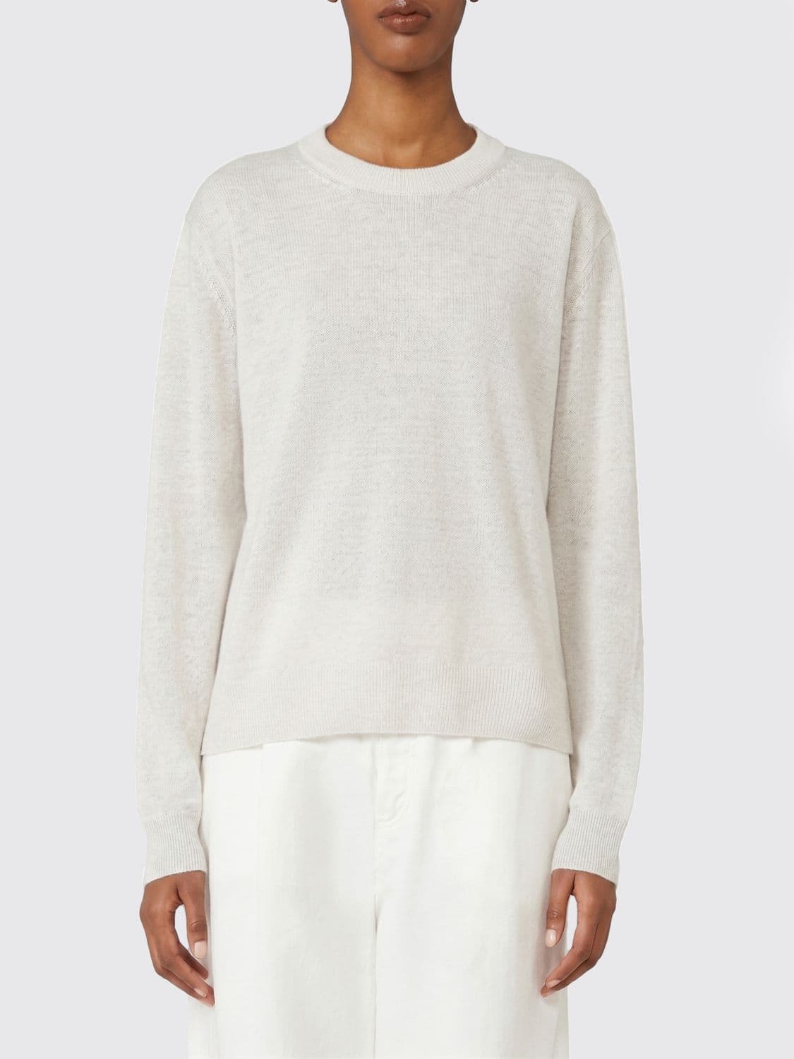 's Max Mara Linen Crew Neck Sweater