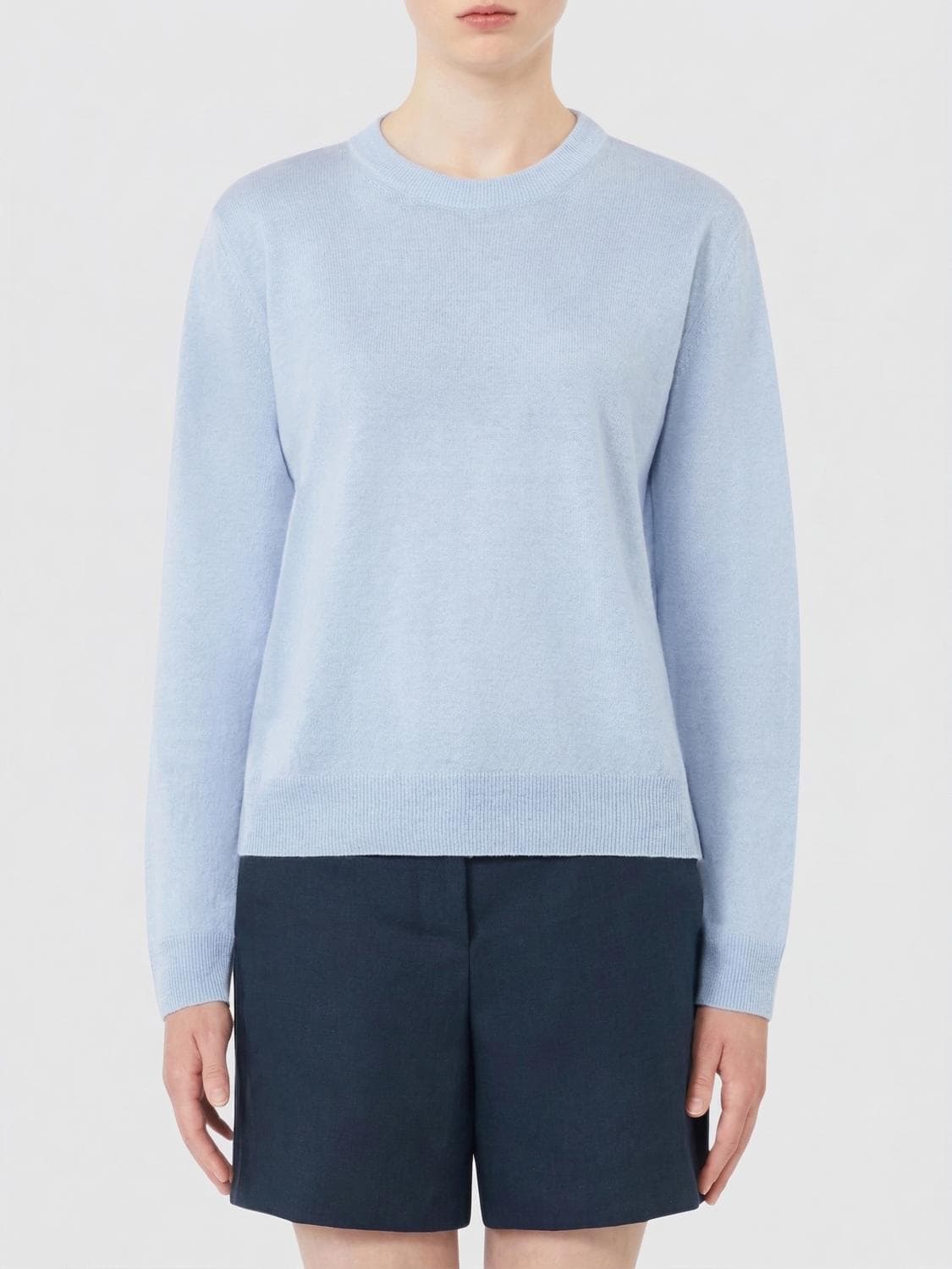 's Max Mara Linen Crew Neck Sweater