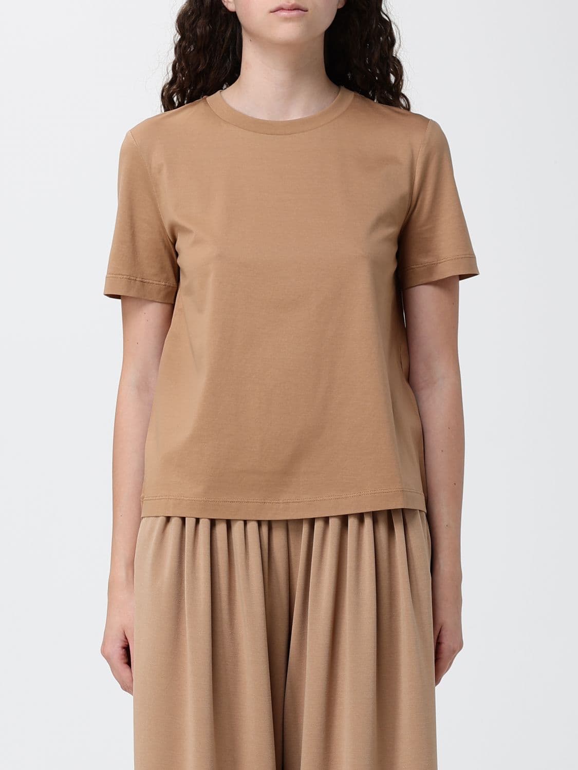 Mm Max Mara Printed Cotton T-Shirt