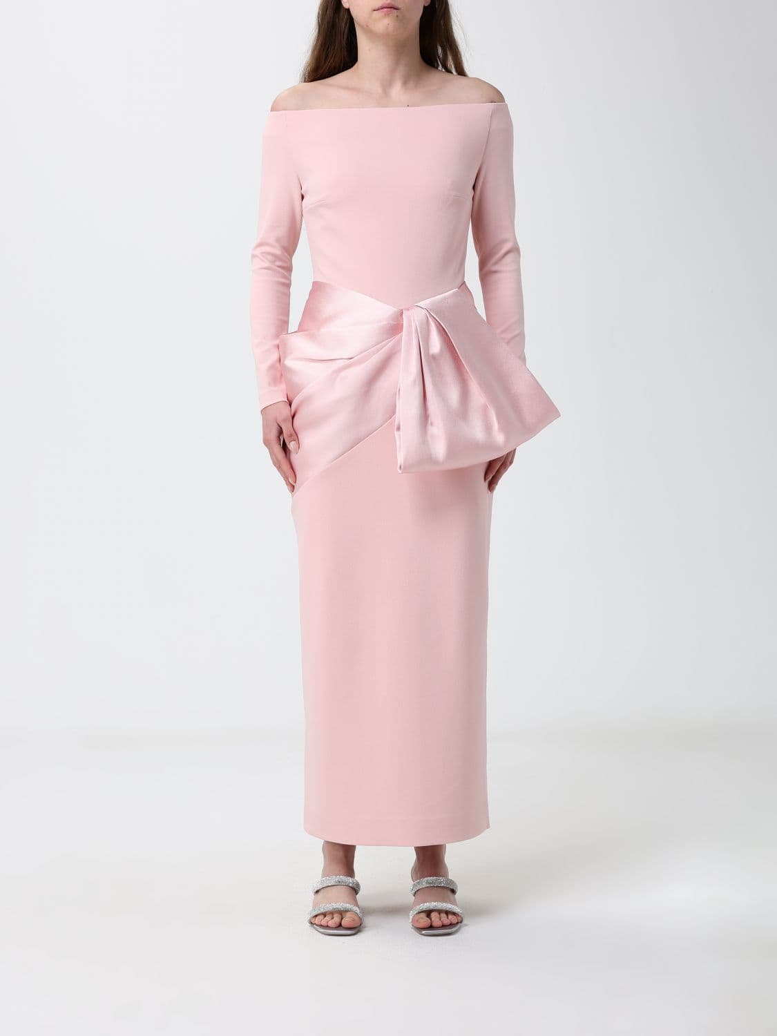 Solace London Crêpe Midi Dress
