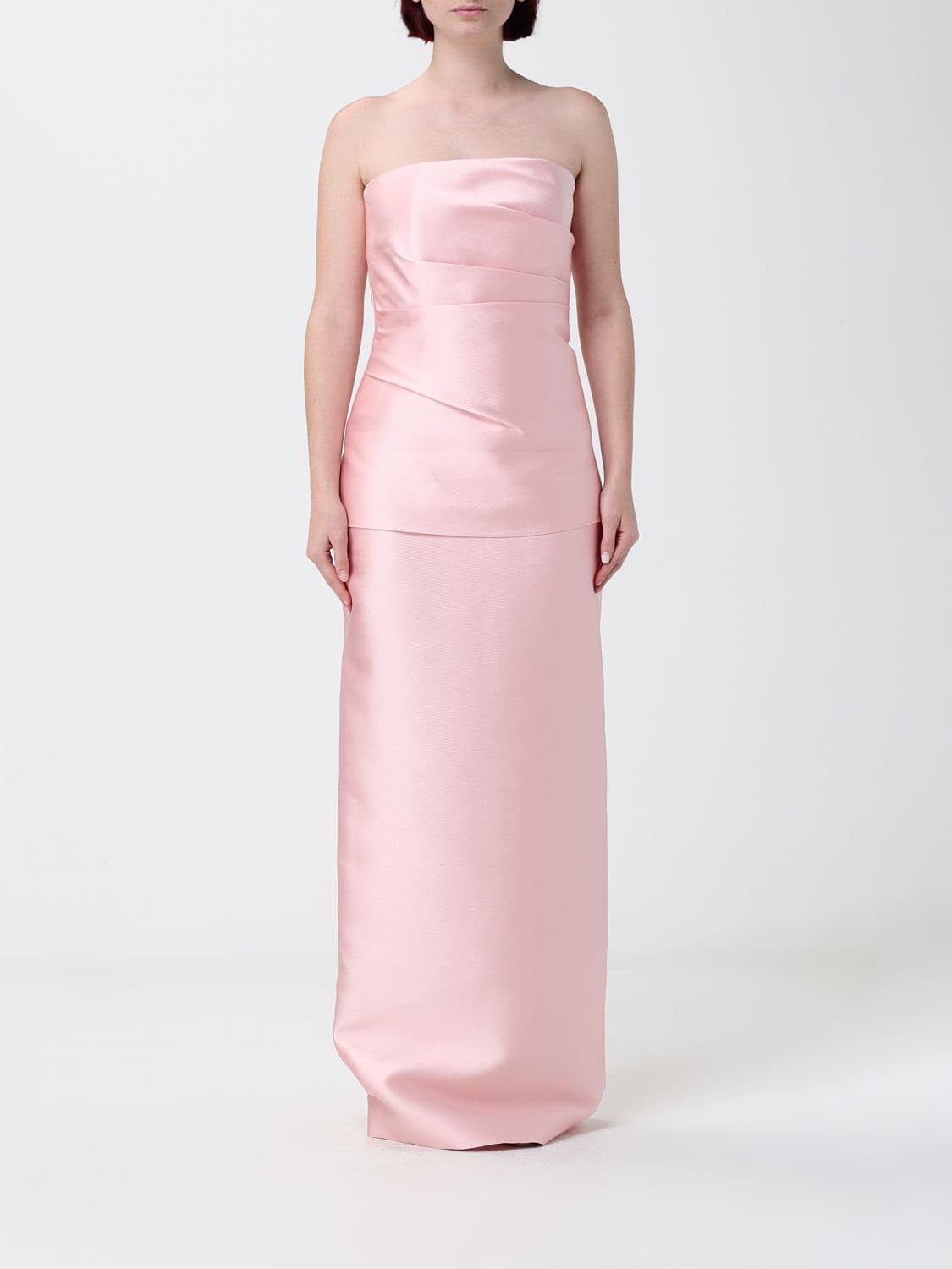 Solace London Crêpe Long Dress